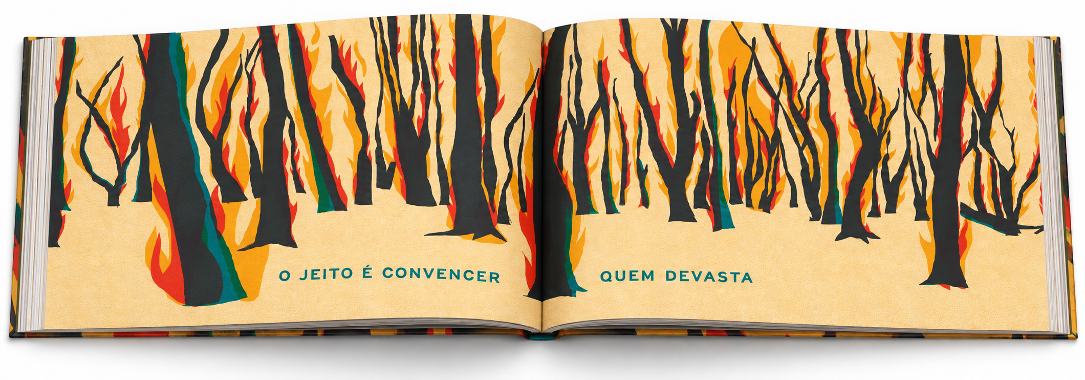 Refloresta — forest fire scene by Daniel Kondo