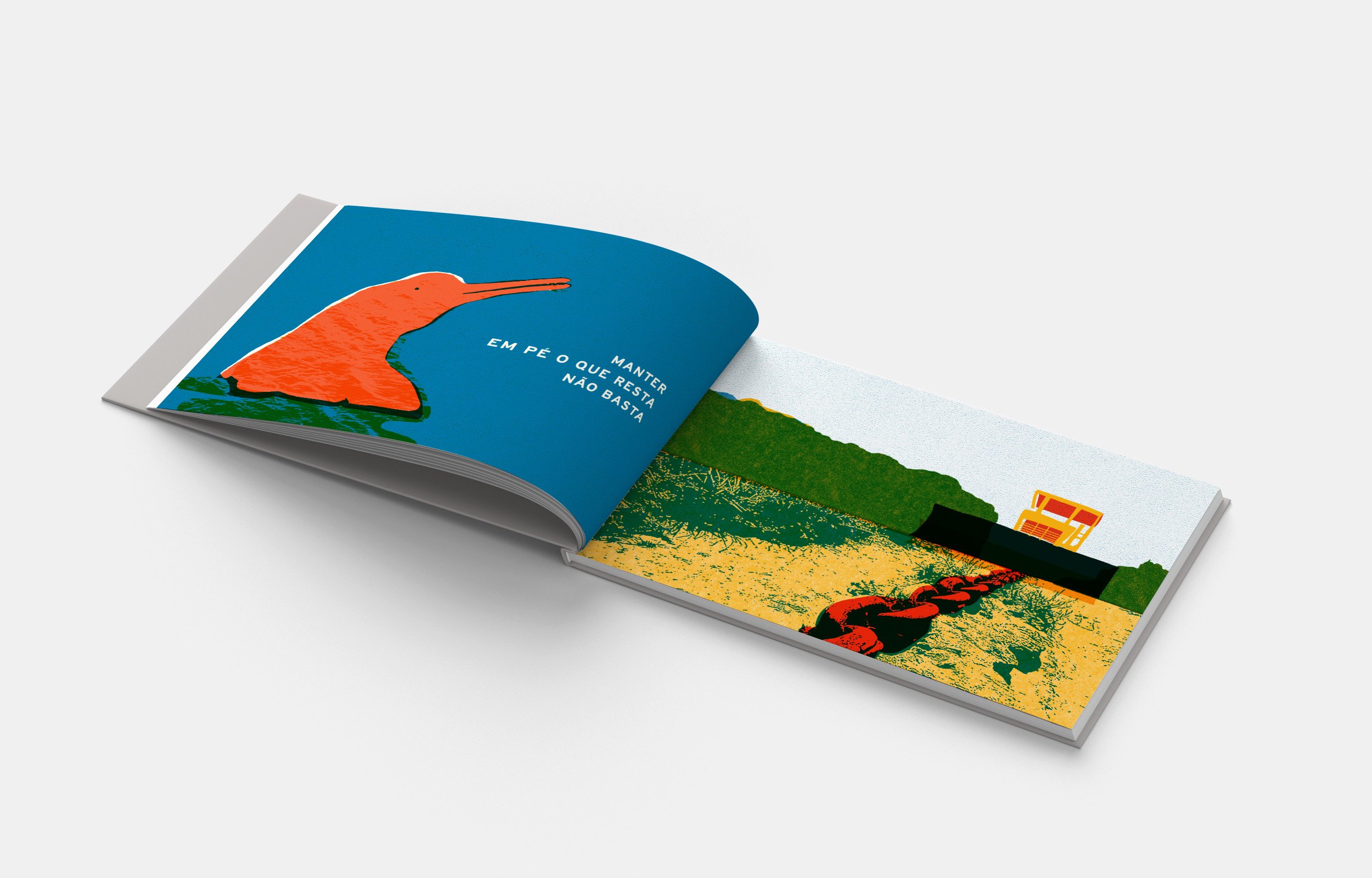 The book as object.
Color, rhythm, and sequence unfold across the spread.