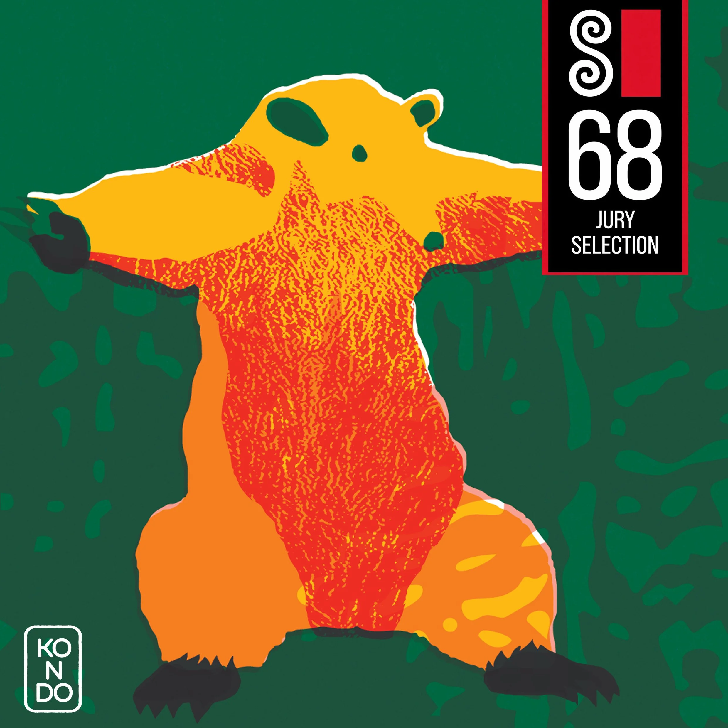 Tamandua illustration from Refloresta selected for Society of Illustrators Annual 68