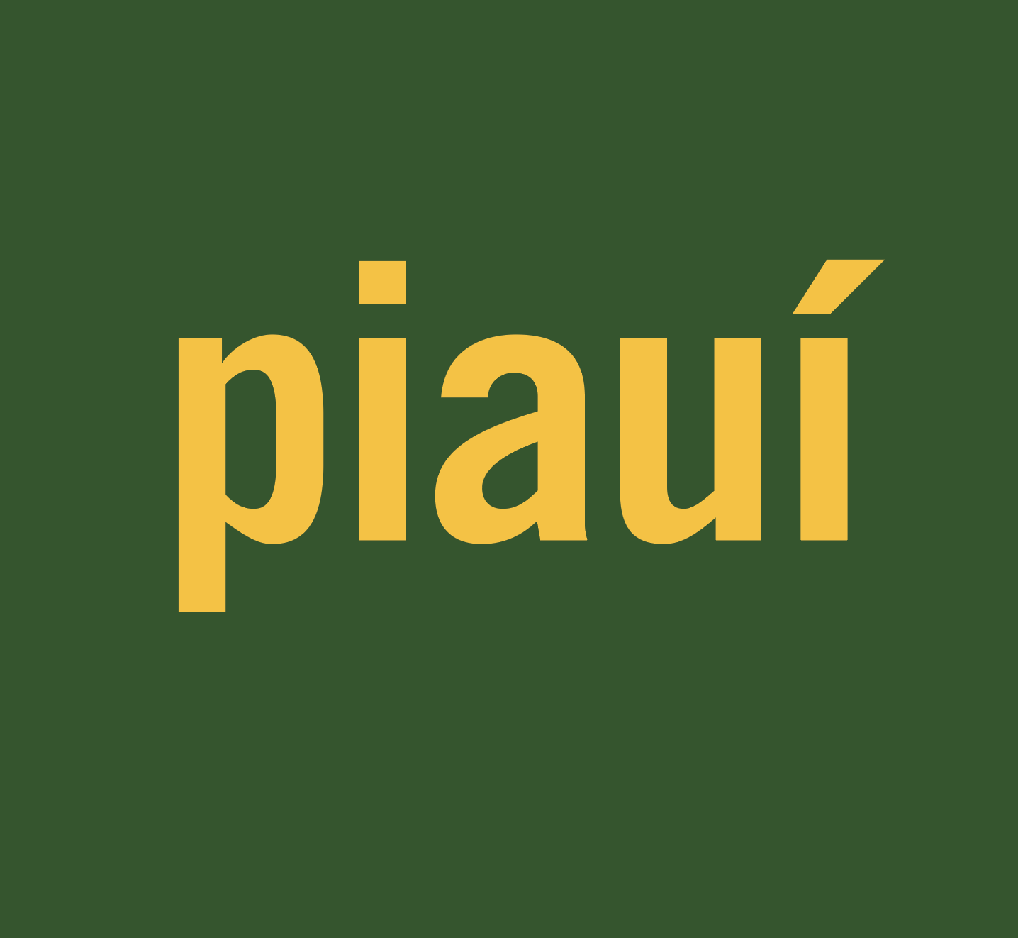 Texto amarelo 'pirul' sobre fundo verde.