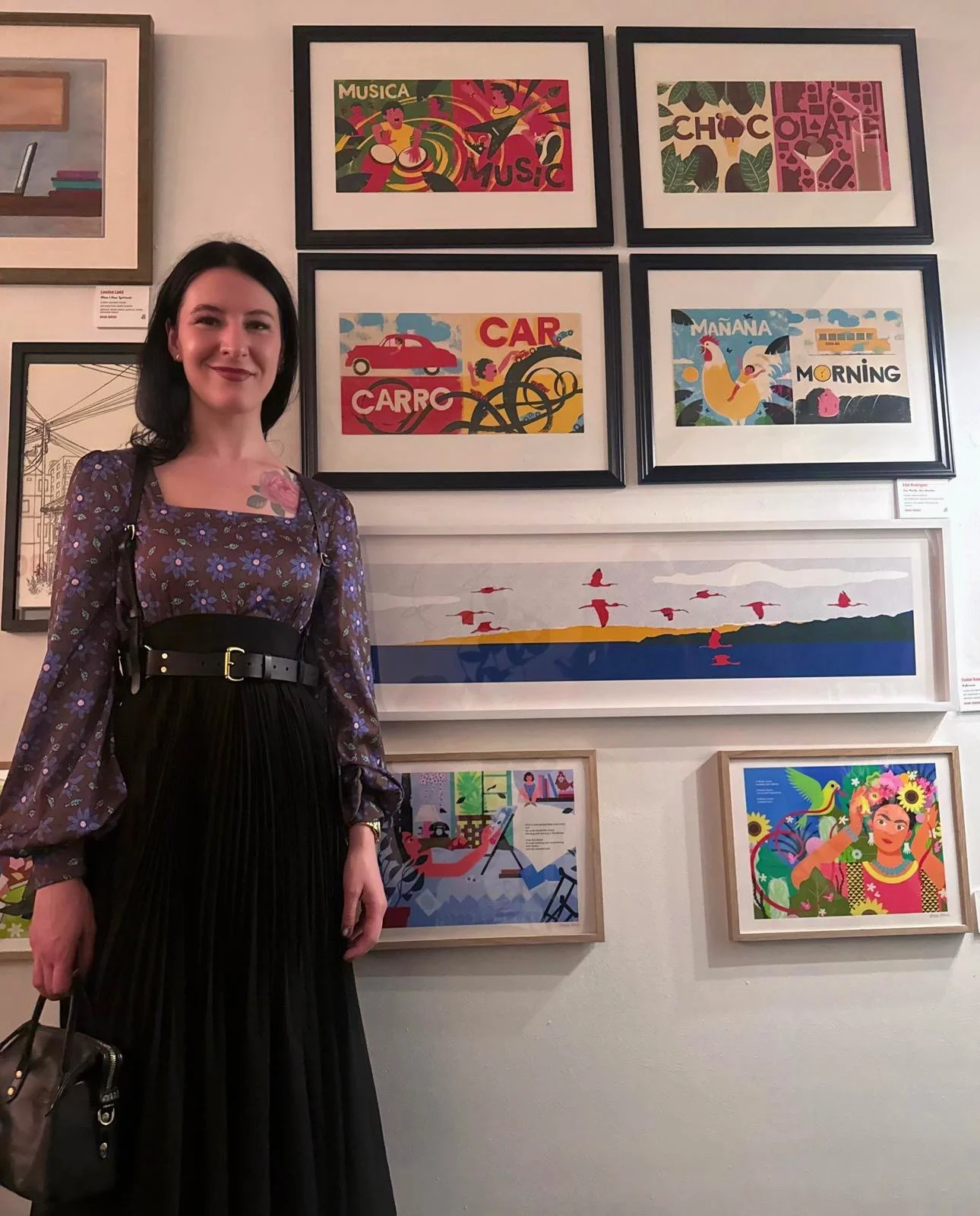 Jesse Paris Smith with Refloresta at the Society of Illustrators Annual 68, New York, April 10.