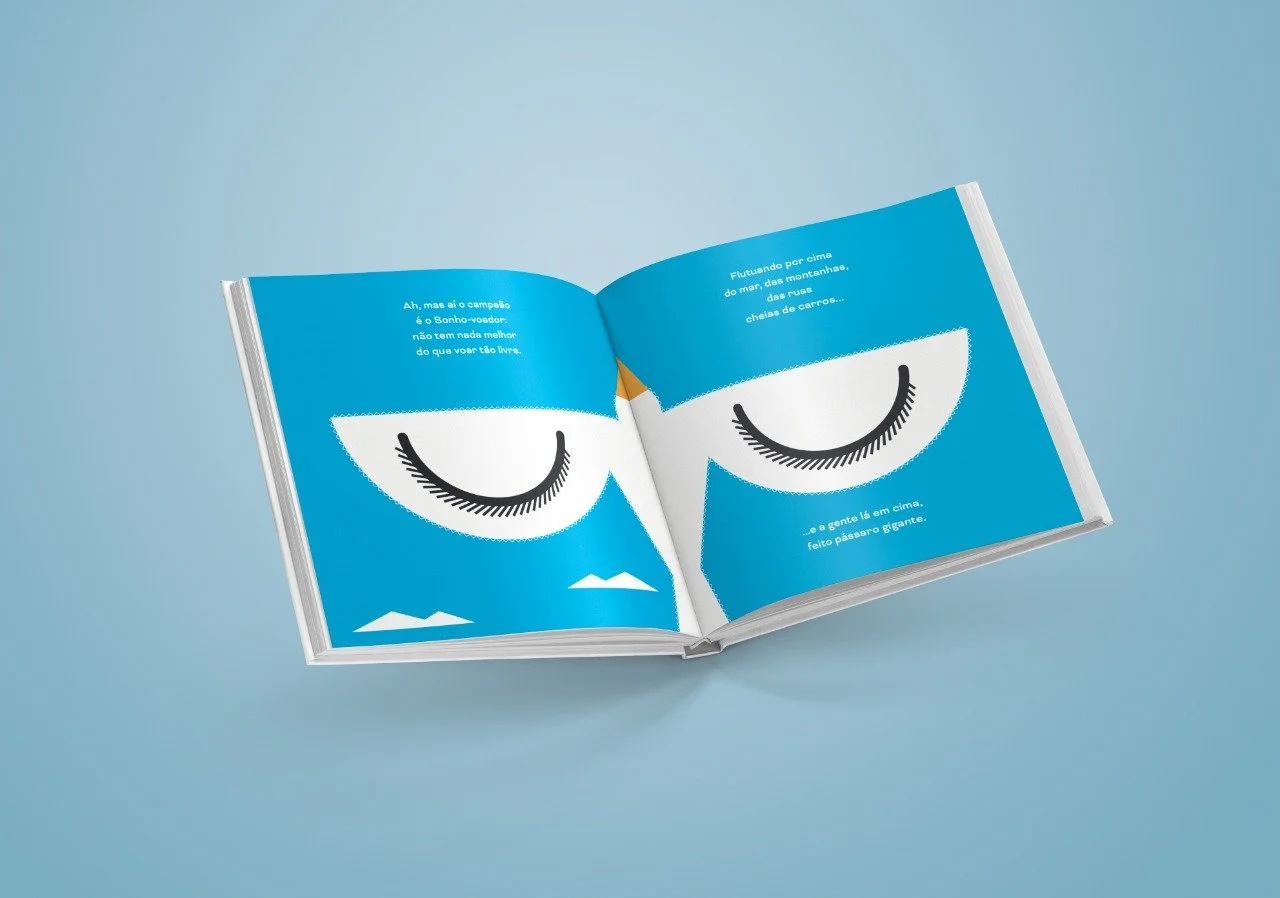 pagina dupla do livro Sonhozzz de Silvana Tavano e Daniel Kondo