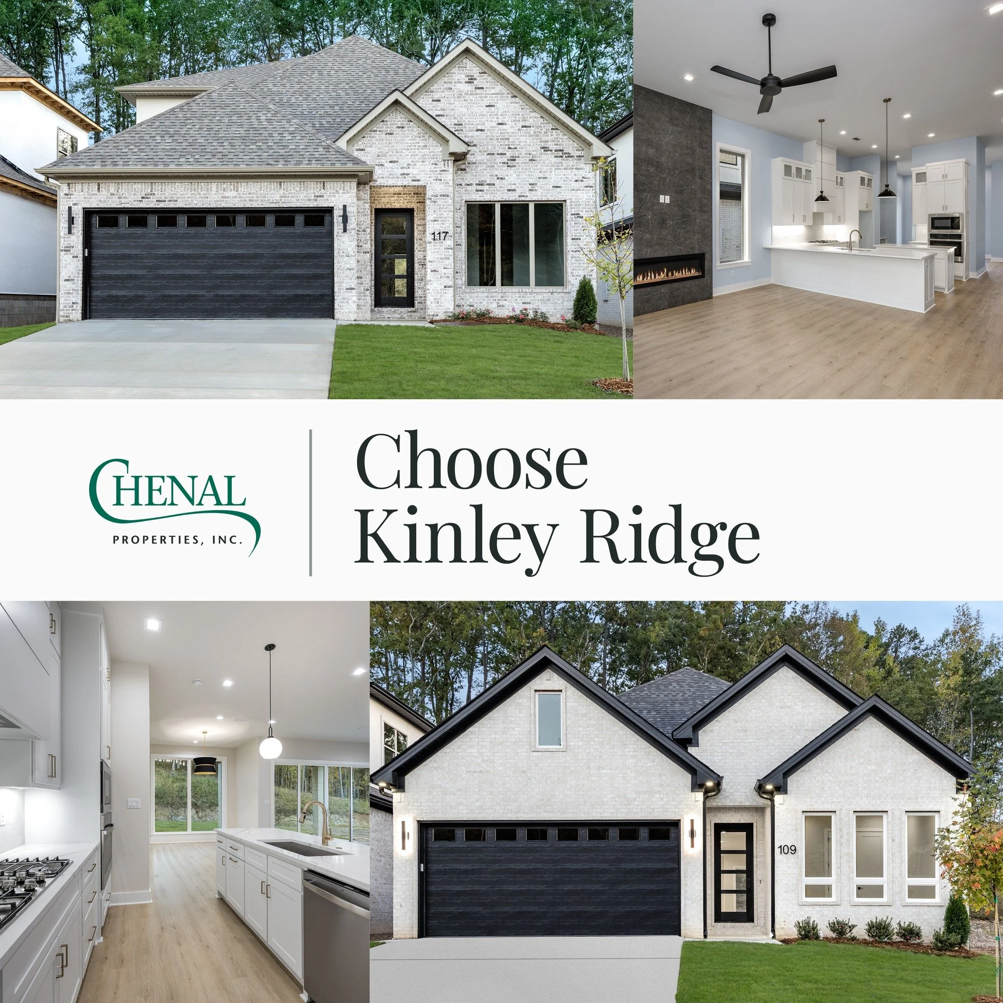 Kinley Ridge, the second neighborhood in beautiful Fletcher Valley, has everything you're looking for &ndash; convenience, connection and new homes like these! Reach out today for details on 109 and 117 Kinley Loop. 
https://www.chenalproperties.com/