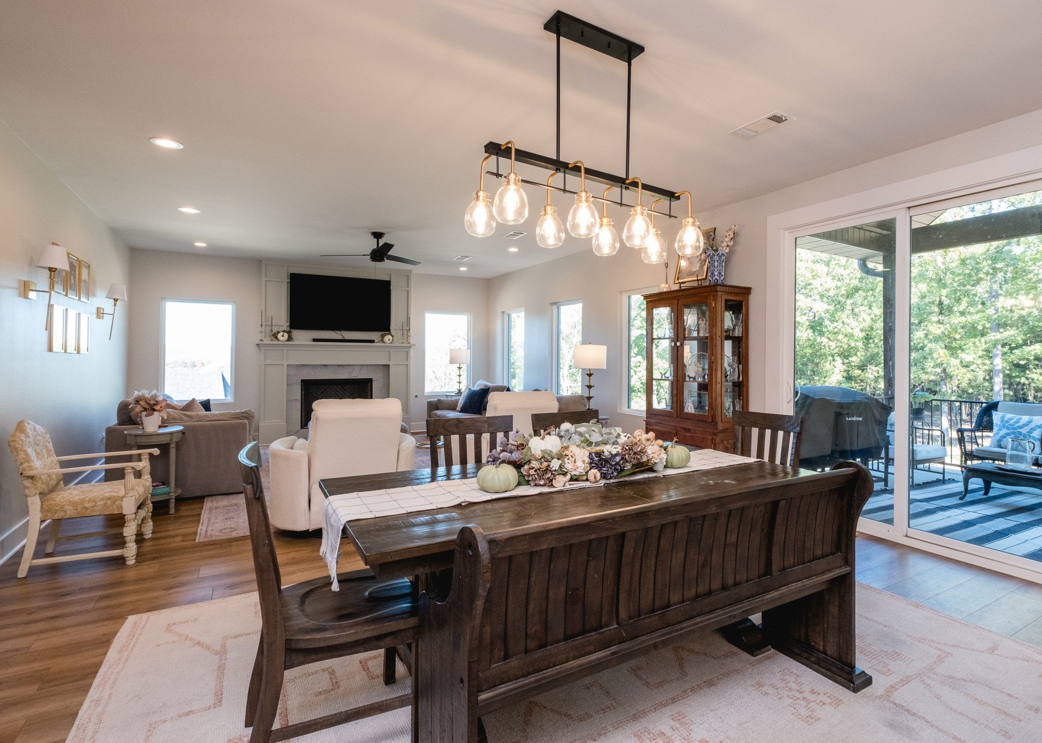 Discover everyone's new favorite place to gather! This 4-bed, 3-bath home in nearby Roland is designed for peace, comfort and connection. Although the home is stunning and spacious, some of the very best features are found outside &ndash; expansive f