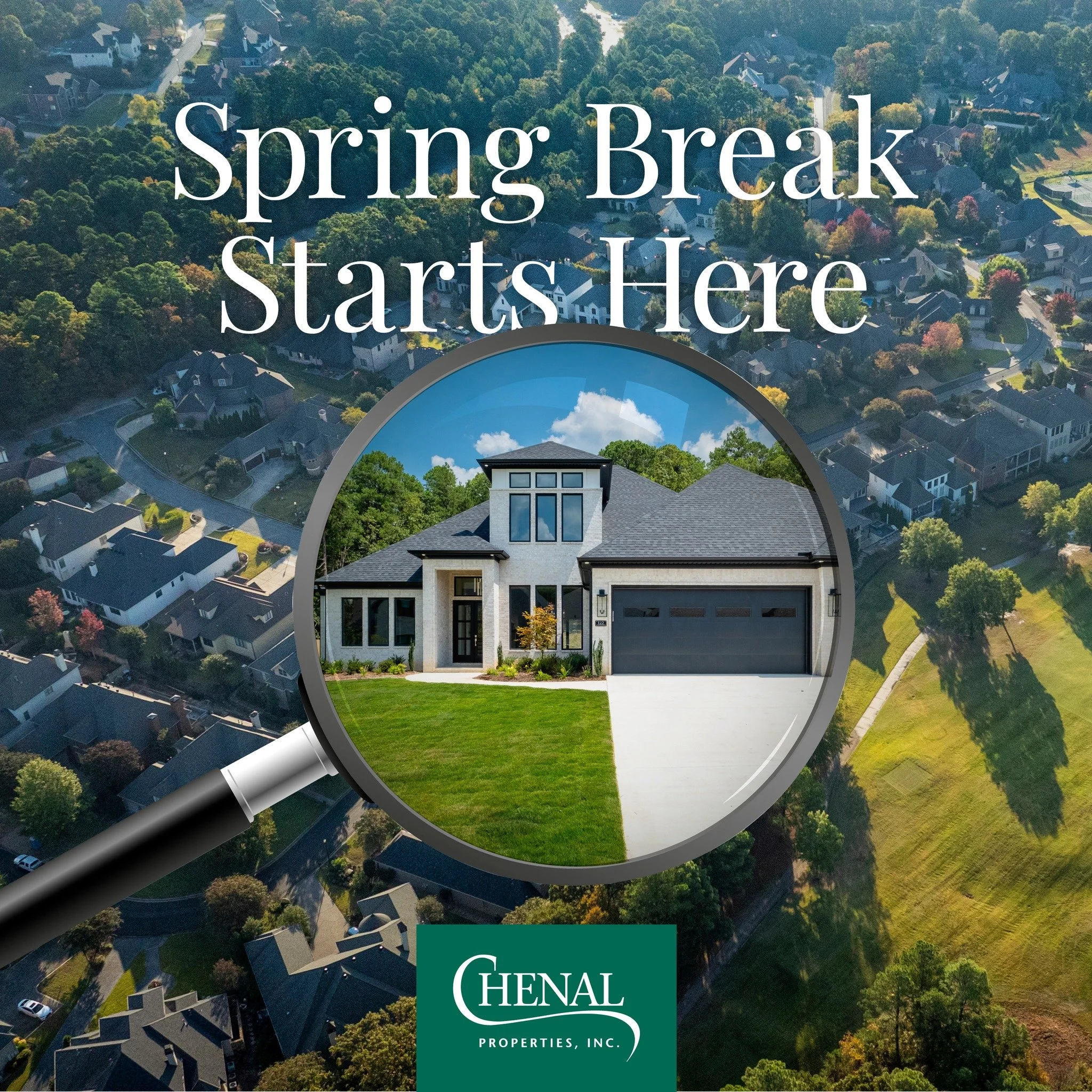 Spring break is the perfect time to find that favorite destination &ndash; your dream home in Chenal! Browse gorgeous new constructions featuring fun flex spaces, decked-out patios, private backyards and more. Even better, you could be moved in befor