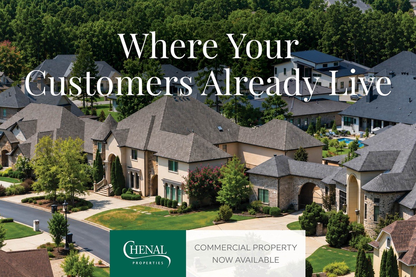 The right retail location starts with the right neighbors.

Chenal's available retail sites are surrounded by some of West Little Rock's most desirable residential communities, putting businesses close to an established customer base with strong buyi