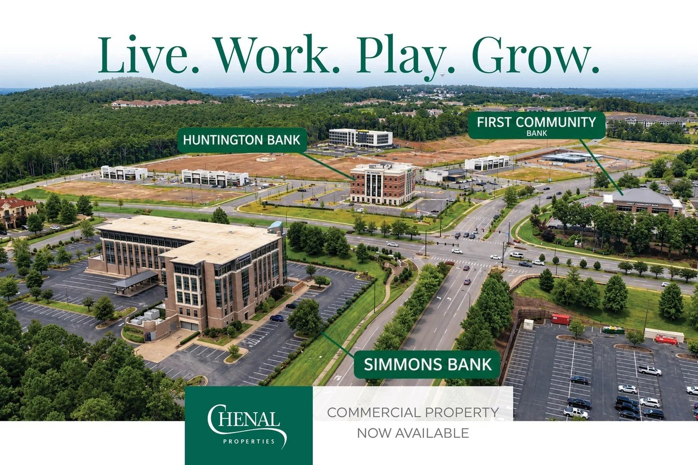 The future of development isn't about choosing between residential, retail, and office. It's about thoughtfully bringing them together.

Chenal offers premium opportunities for mixed-use development in the heart of West Little Rock, creating places w