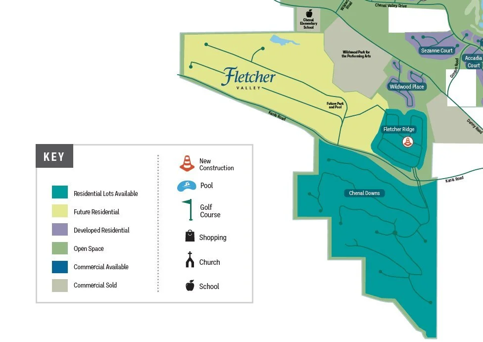Fletcher Valley Map — Chenal Properties Homes & Lots for Sale in West