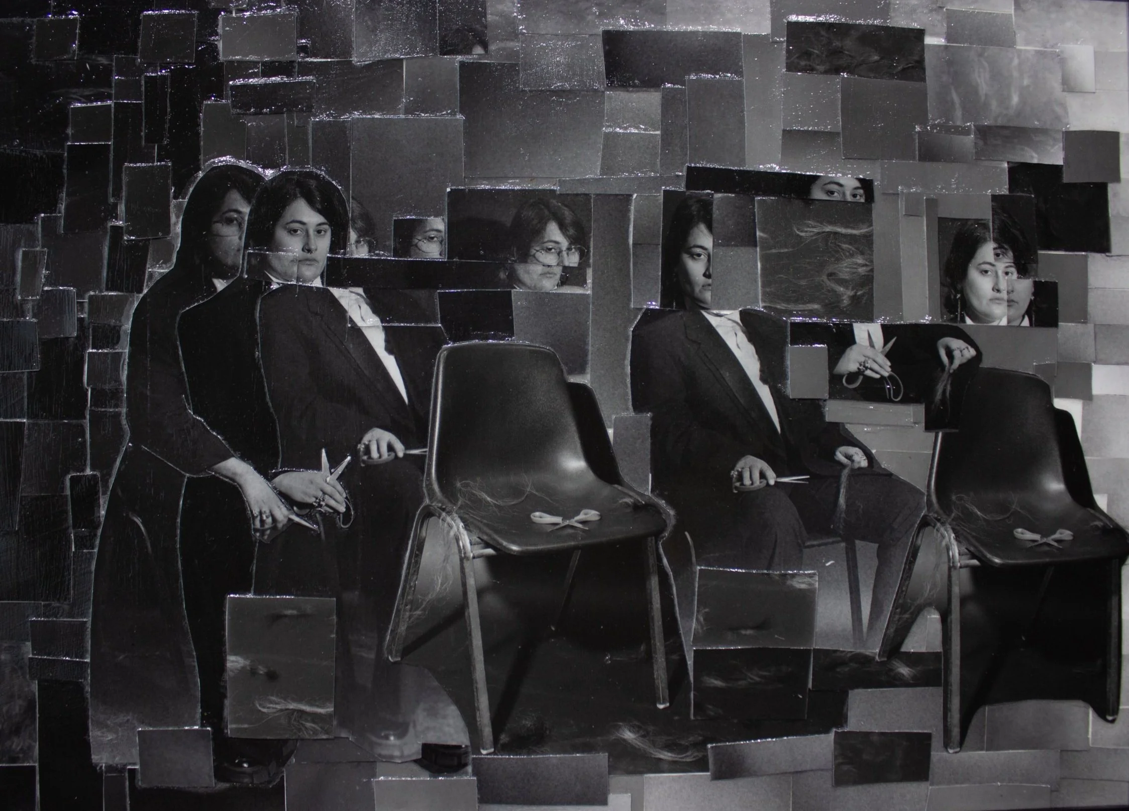 Pieces of a Man, 2025 - Framed 11x15 Silver Gelatin Collage