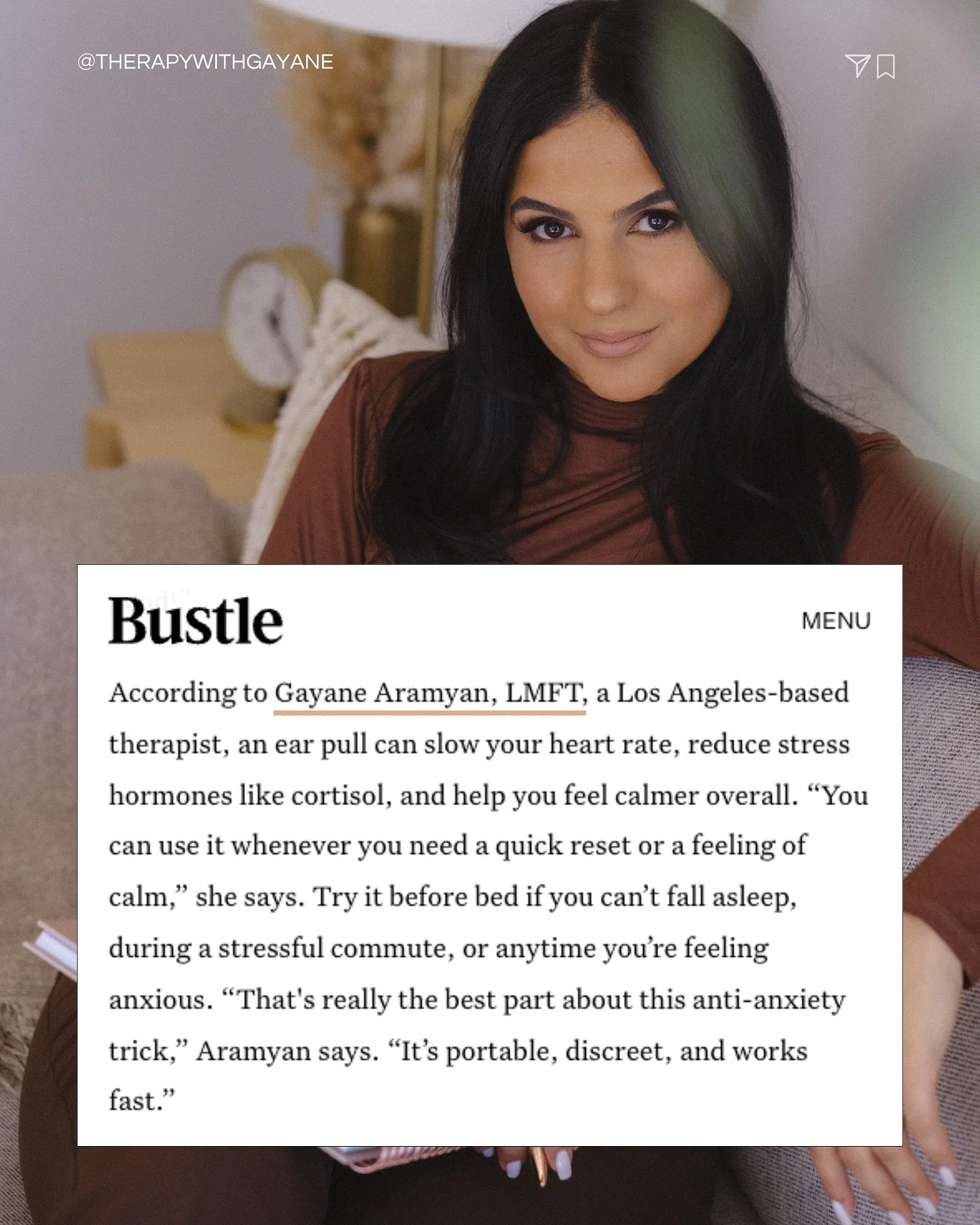 Sometimes the smallest tools make the biggest difference. 🌿
In my recent feature with @bustle, I shared how a simple earlobe pull can help calm your nervous system and bring you back to a state of balance.

It&rsquo;s gentle, portable, and a great t