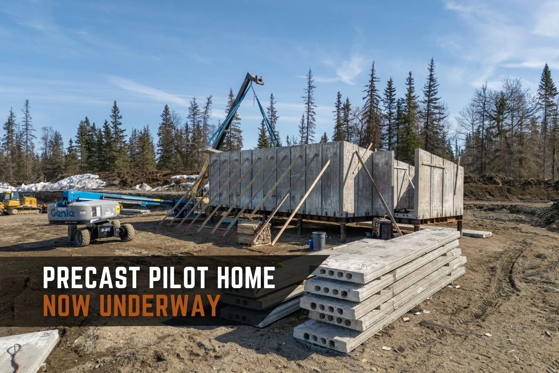 Precast Pilot Home Now Underway