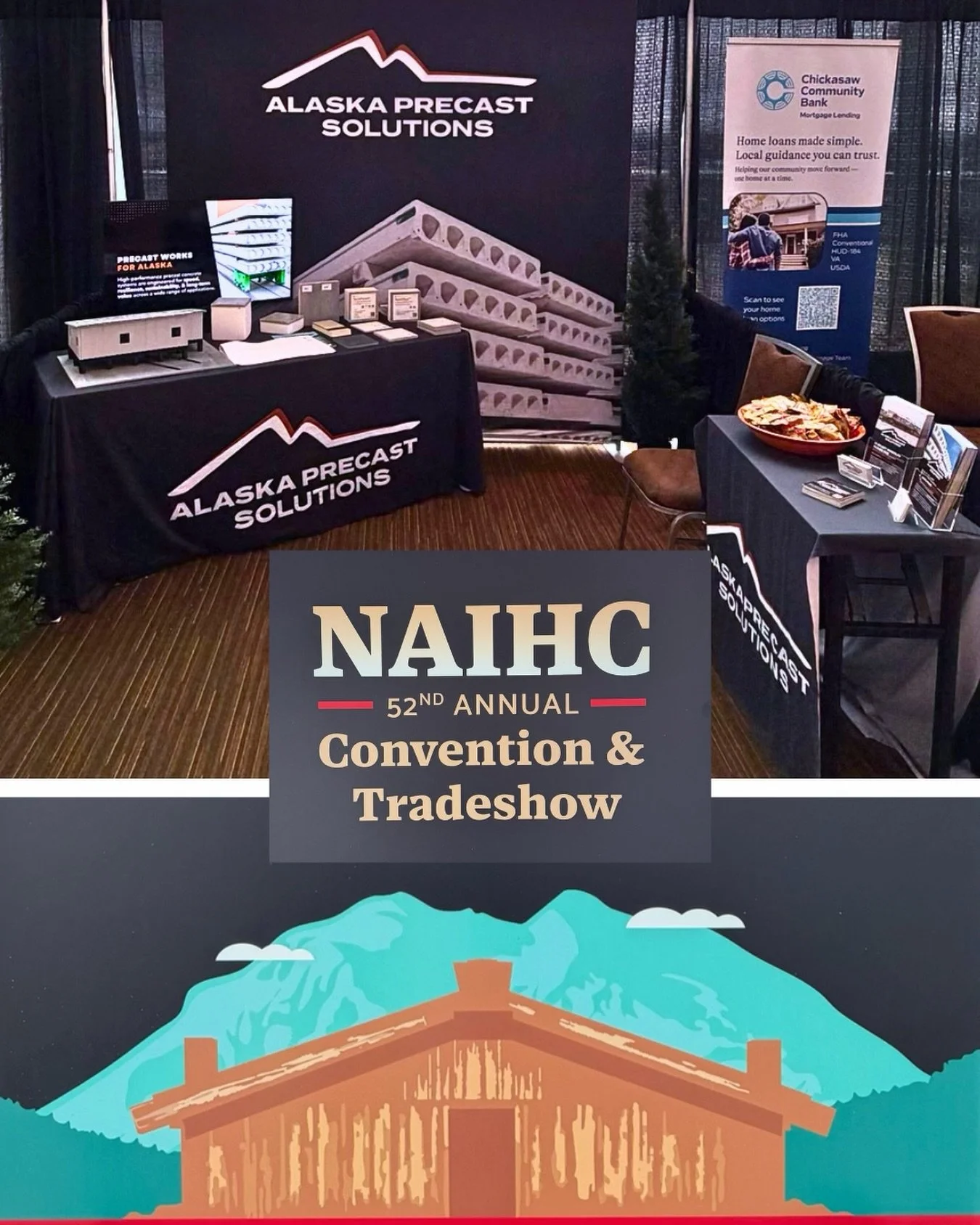 This week, Alaska Precast Solutions is on the ground in Anchorage as an exhibitor at the NAIHC 52nd Annual Convention &amp; Trade Show, taking place May 4&ndash;6, 2026 at the Dena&rsquo;ina Convention Center.

This gathering brings together Tribal h
