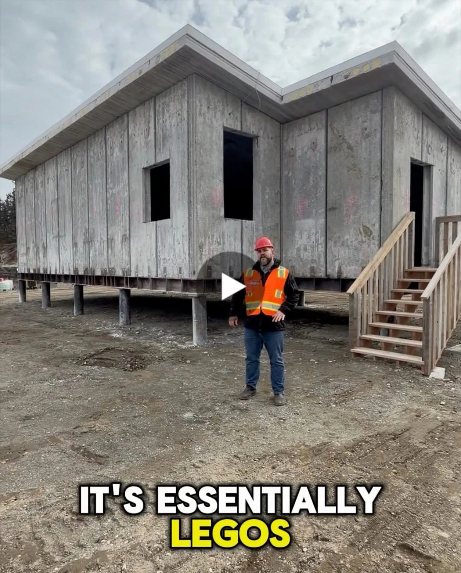 We appreciated gubernatorial candidate @adamcrumak taking the time to tour the APS demo home project in Nikiski and help spotlight what this kind of innovation could mean for Alaska.

As Adam shares in his video, this 1,100 sq. ft. precast concrete s
