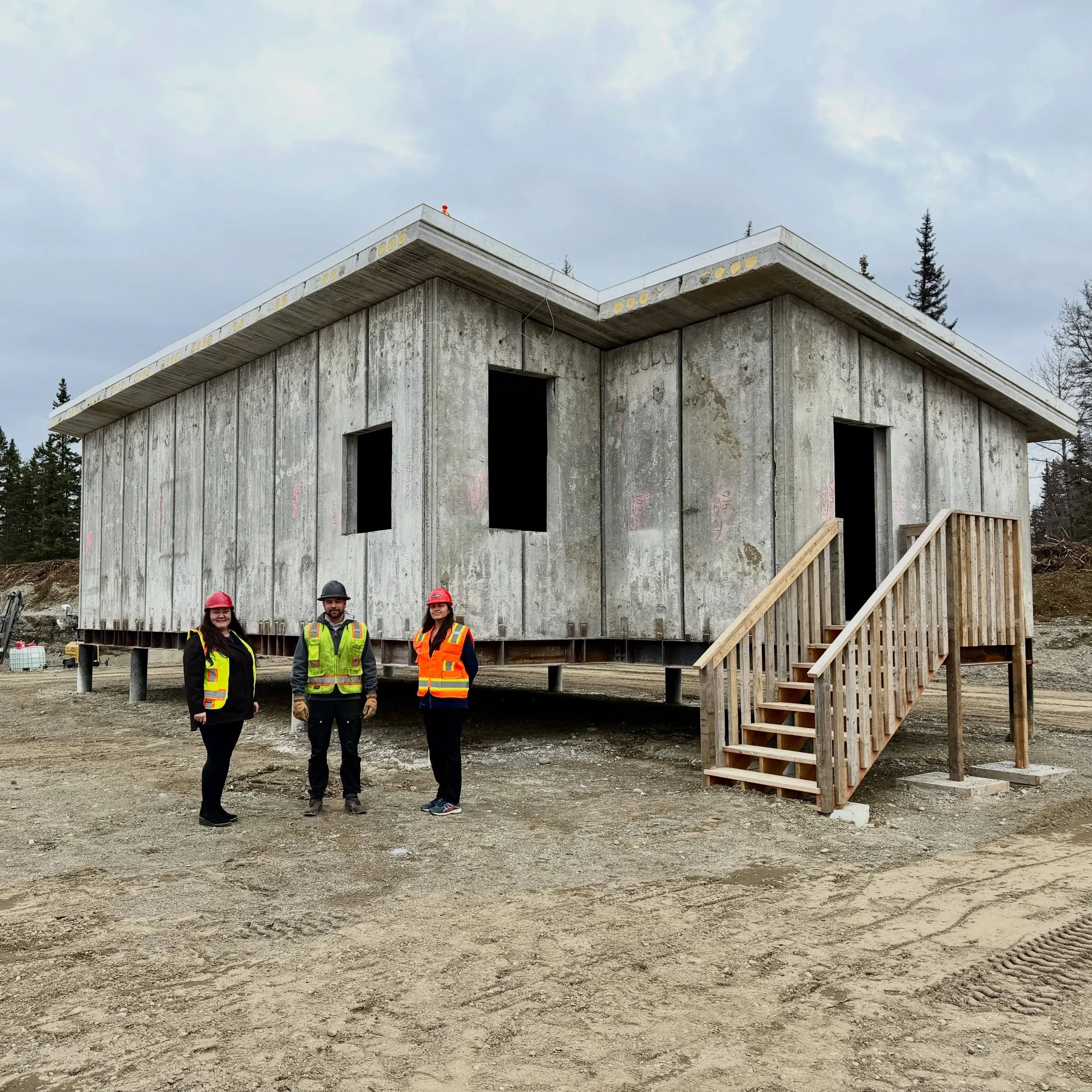 We were honored to welcome the @northslopeborough Housing Authority to Alaska Precast Solutions for a tour of our manufacturing facility and demonstration home.

Traveling from Utqiaġvik, their team joined our leadership to explore how prestressed pr
