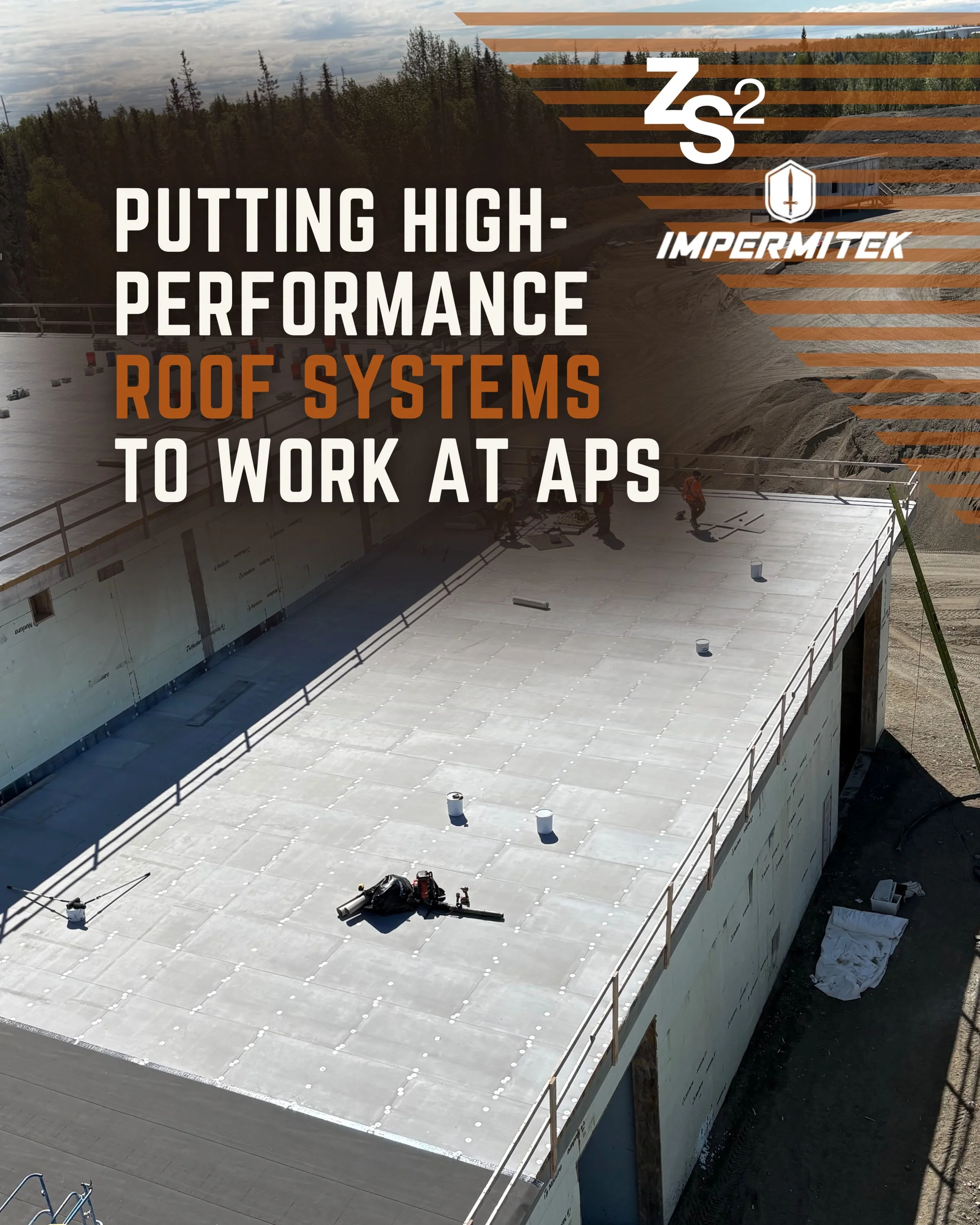 A high-performance building deserves more than a standard roof.

At our Nikiski site, we&rsquo;ve put&nbsp;@zs2technologies + @impermitek roof systems** to work in two very different applications: our ICF Manufacturing Plant and our prestressed Preca