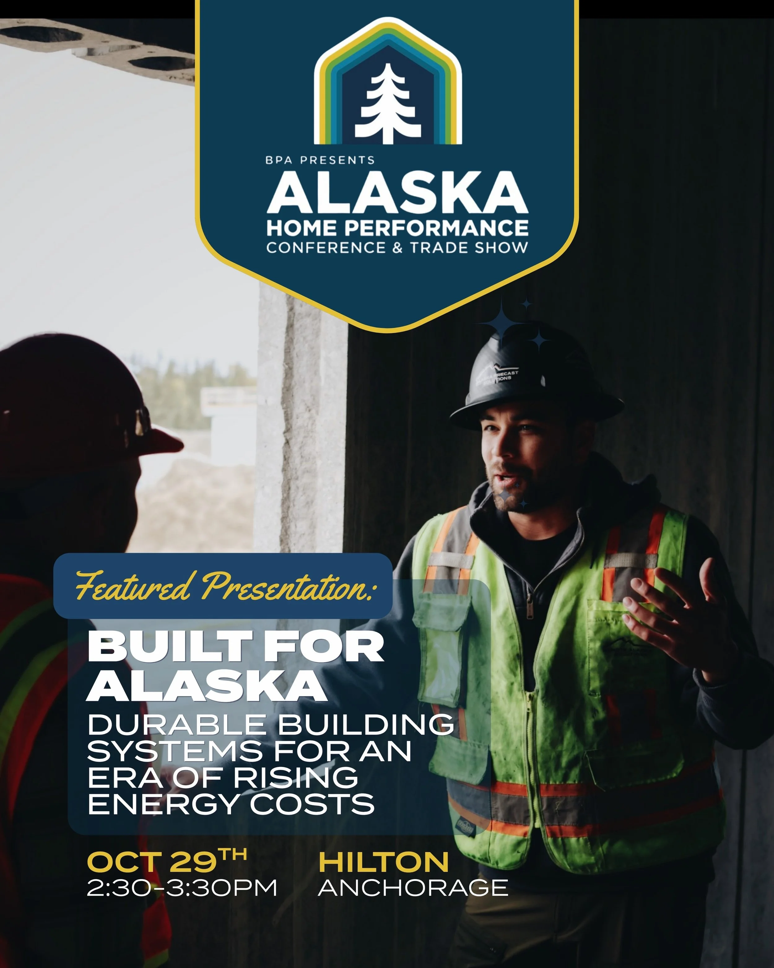 Alaska&rsquo;s energy challenges demand smarter building solutions.

Join our own Joe Warren at the Alaska Home Performance Conference &amp; Trade Show on October 29 for &ldquo;Built for Alaska: Durable Building Systems for an Era of Rising Energy Co