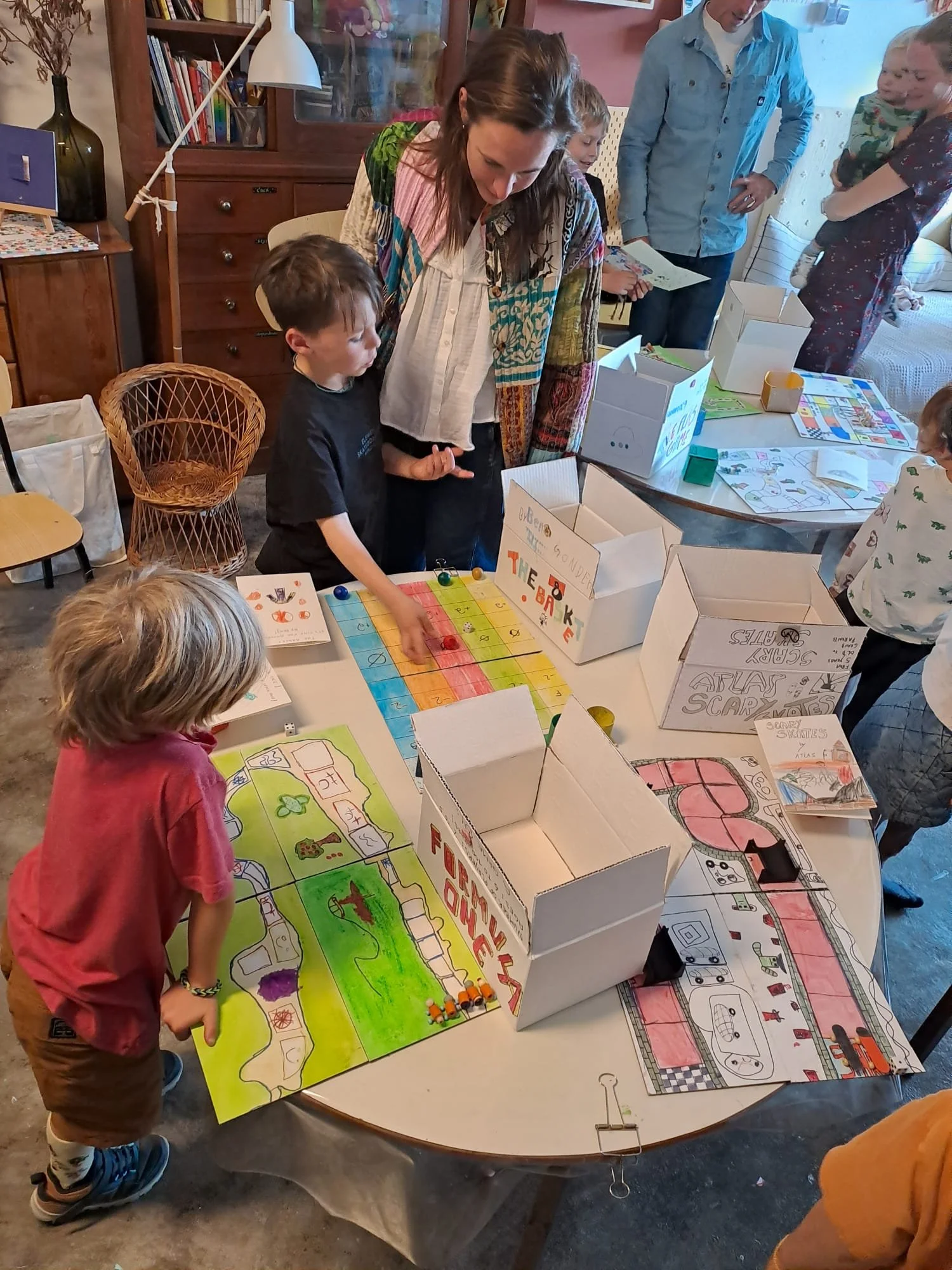 Creative birthday party for children at JoA Jogos d'Arte, Ericeira