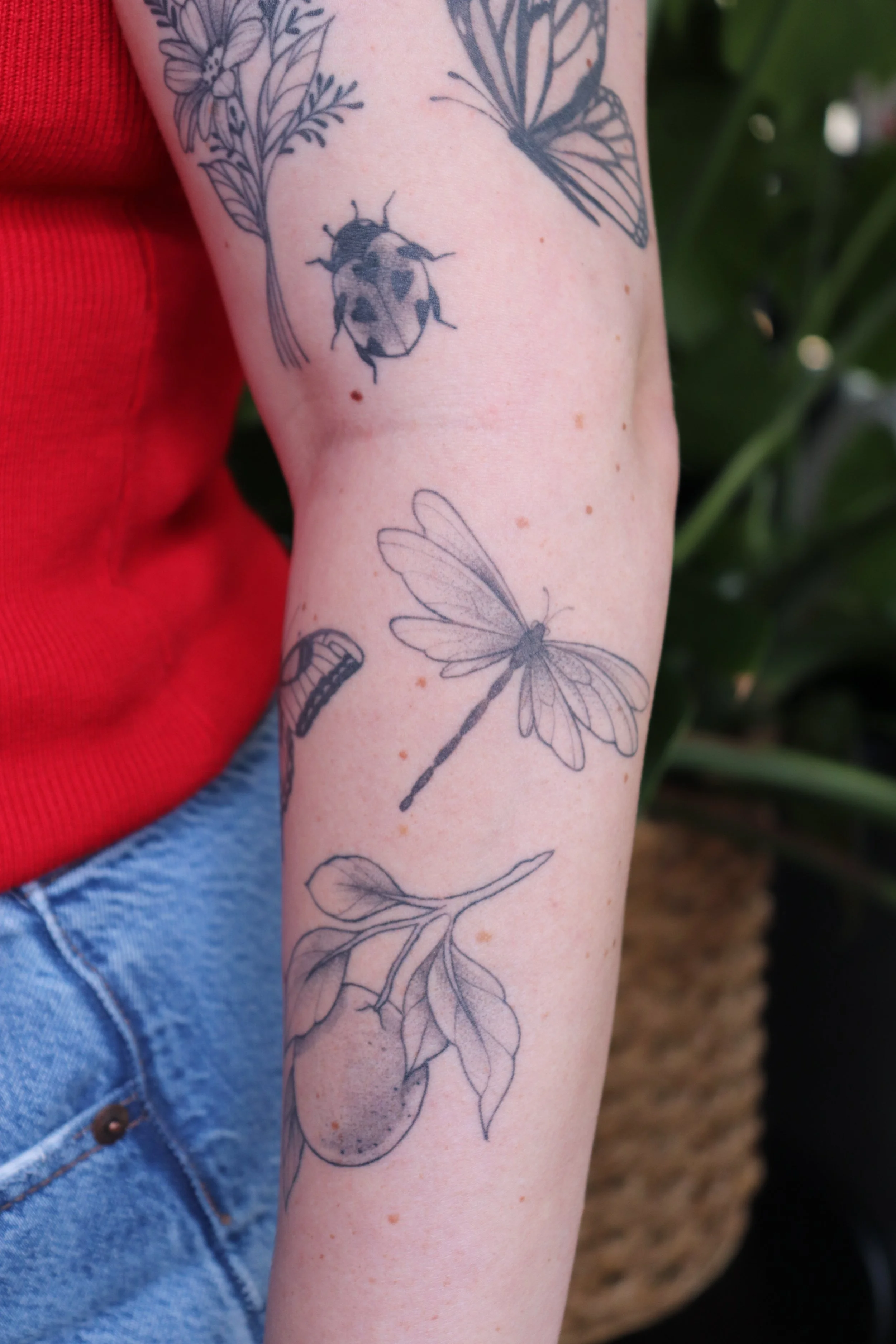 patchwork , arm· [fineline] [palmsized] [Healed]