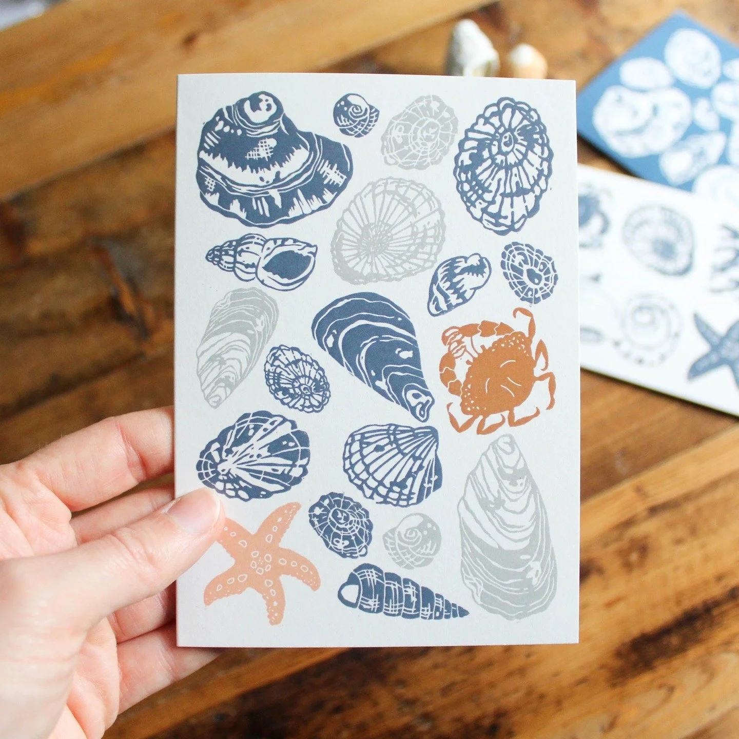 These three ocean greeting cards are digital reproductions of my original linocut prints. They are available on my Etsy shop as single cards or as a set of three.
.
.
.
.
.
.
#printmaker #linocutcards #irishcrafts #handmadeinireland #linocutcards #gr