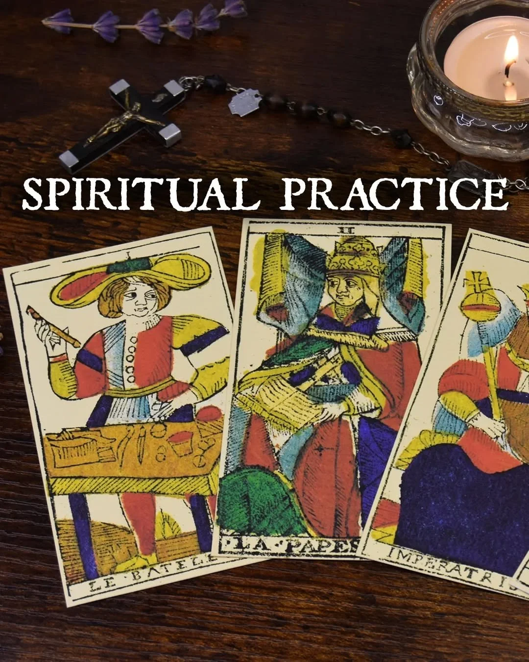 ☀️SPIRITUAL USE OF THE MARSEILLE TAROT☀️

📢 Today, everybody is familiar with the psychic use of the Marseille tarot (soul realm🌙), but few of us have already heard something about the spiritual use of the Marseille tarot (spirit realm ☀️).

👉 Tha