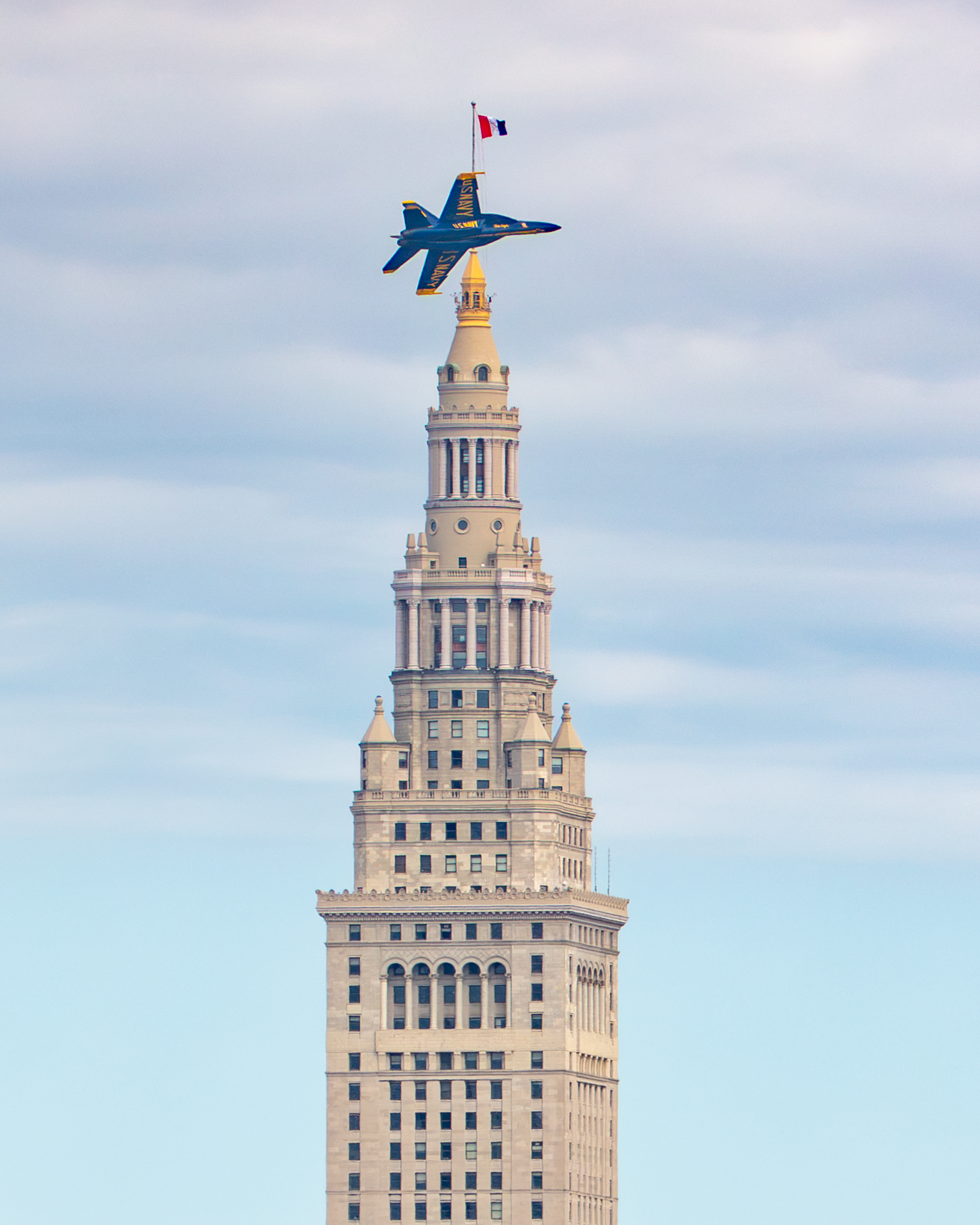Towering Formation (Blue Angel and Terminal Tower)