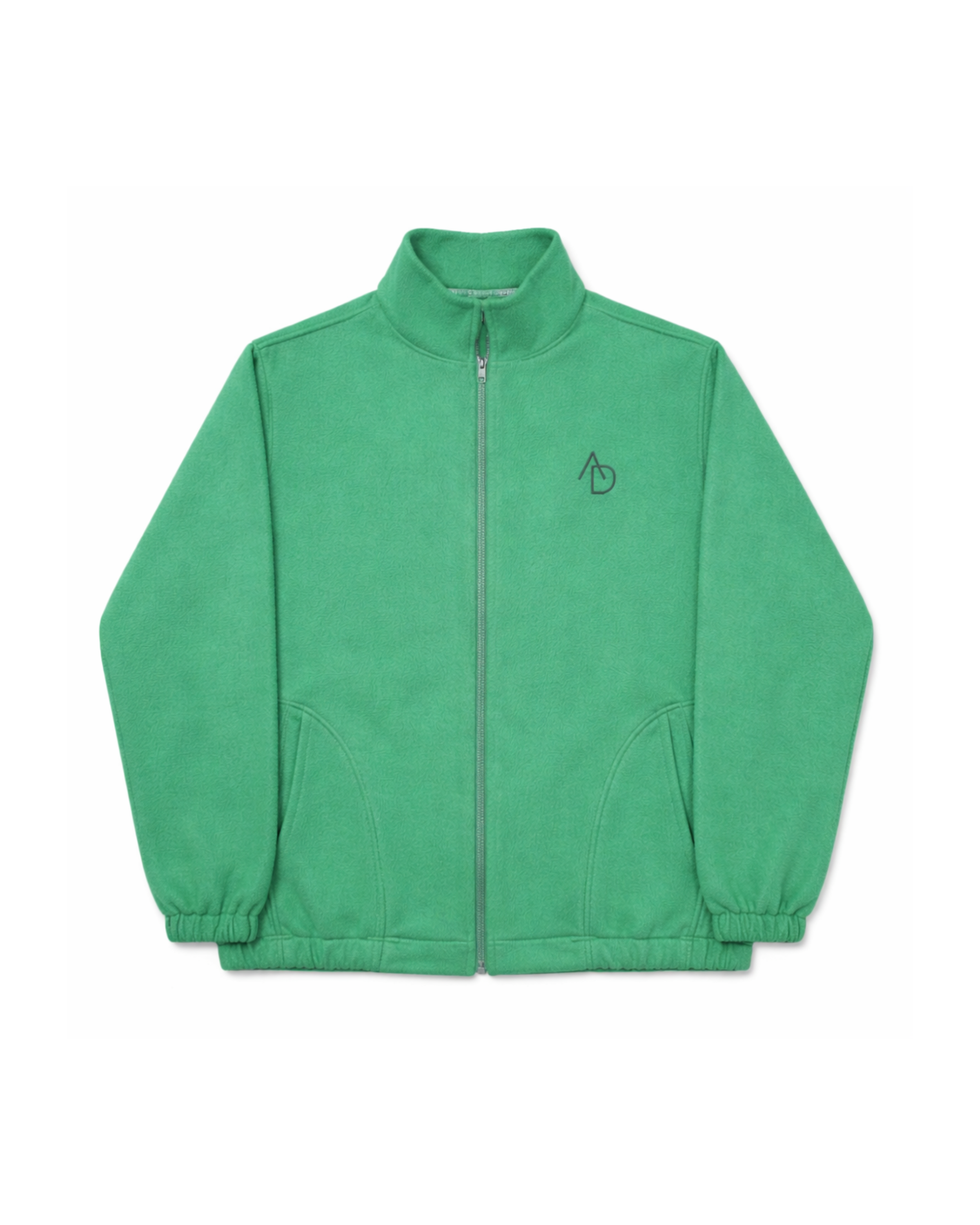 Emerald Green Full Zip Fleece Jacket