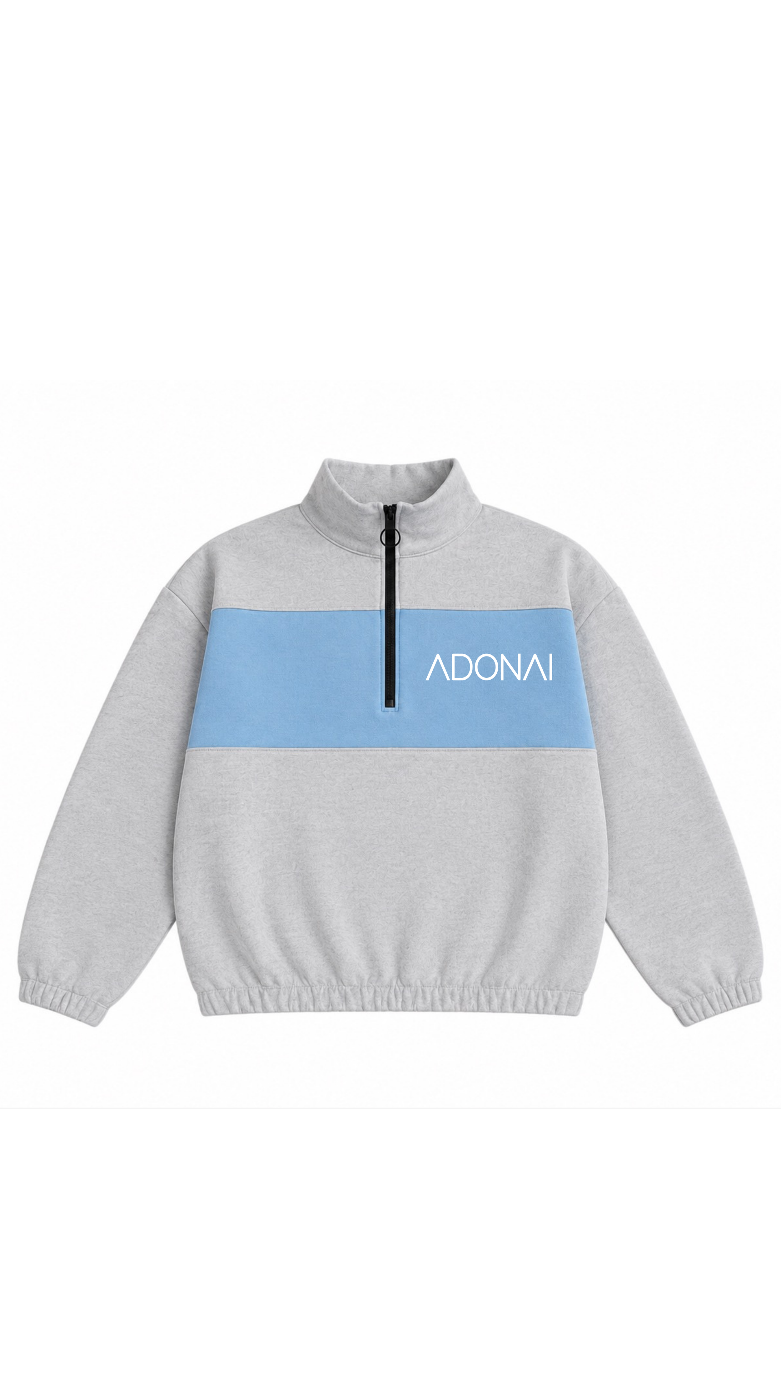 Carolina Blue Block Quarter Zip