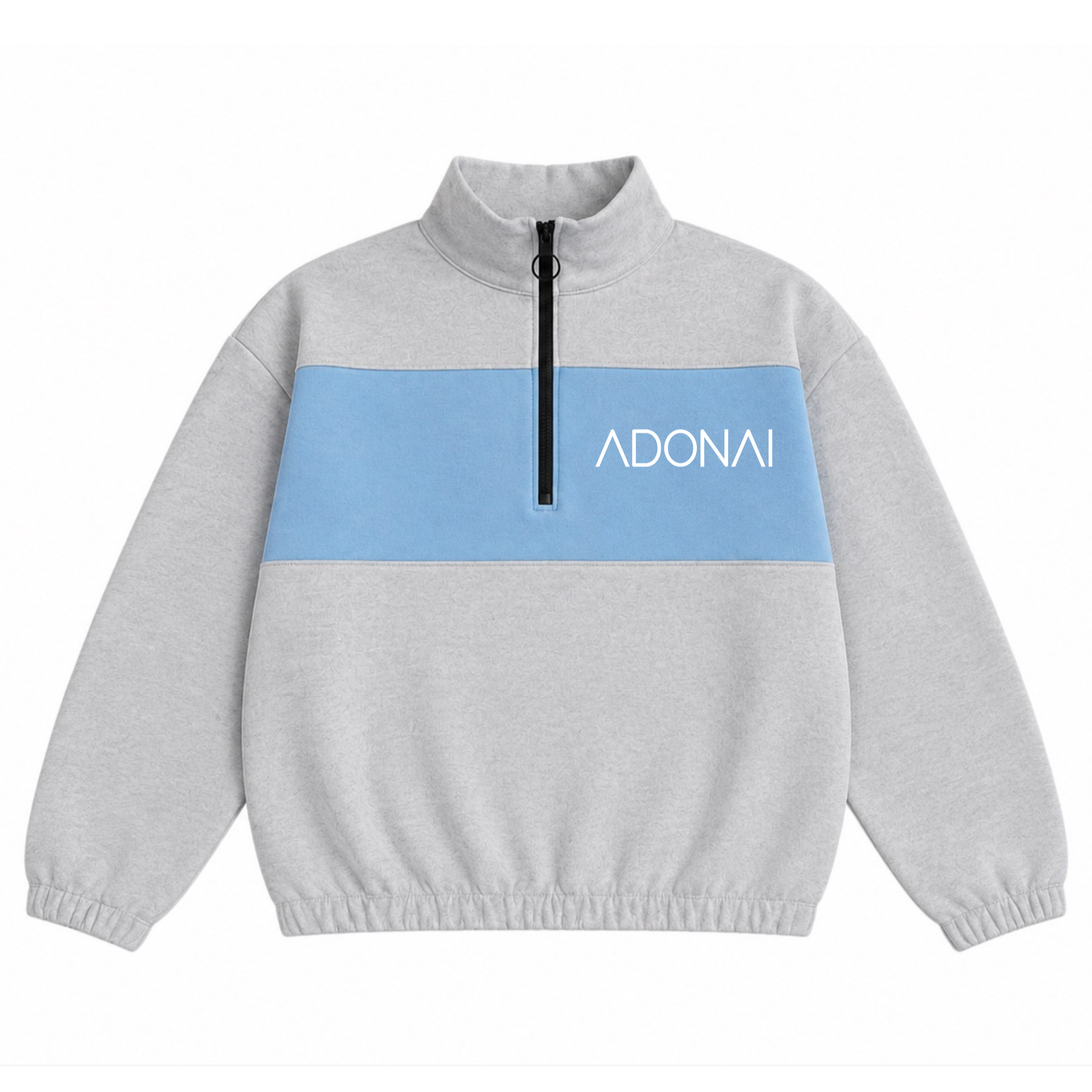 Carolina Blue Block Quarter Zip
