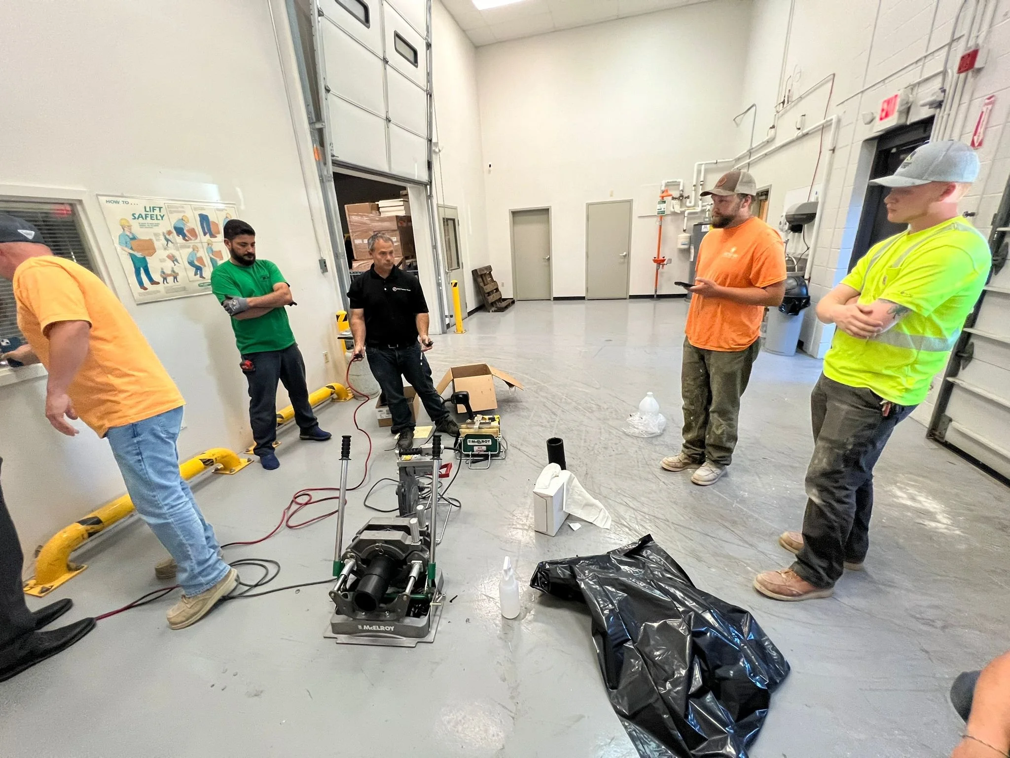 Ongoing education is important to us at EFR to keep our skills up to date and in demand, this week we had an inhouse pipe training in our prefab shop with John Bonnette from @FWWEBB