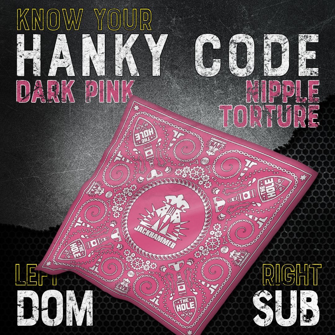 Dark Pink Hanky Code