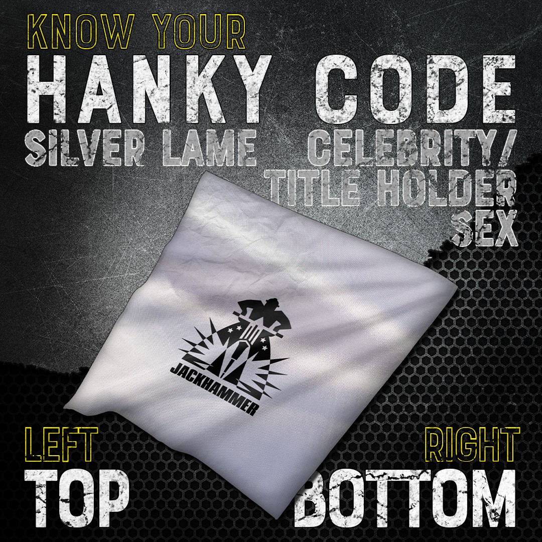 Silver Lame Hanky Code