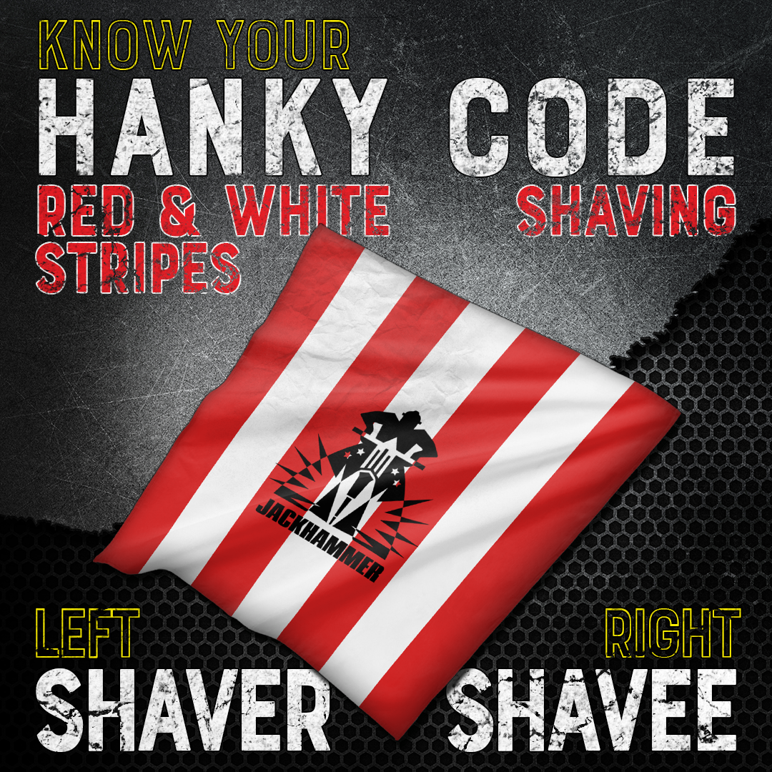Red and White Stripes Hanky Code