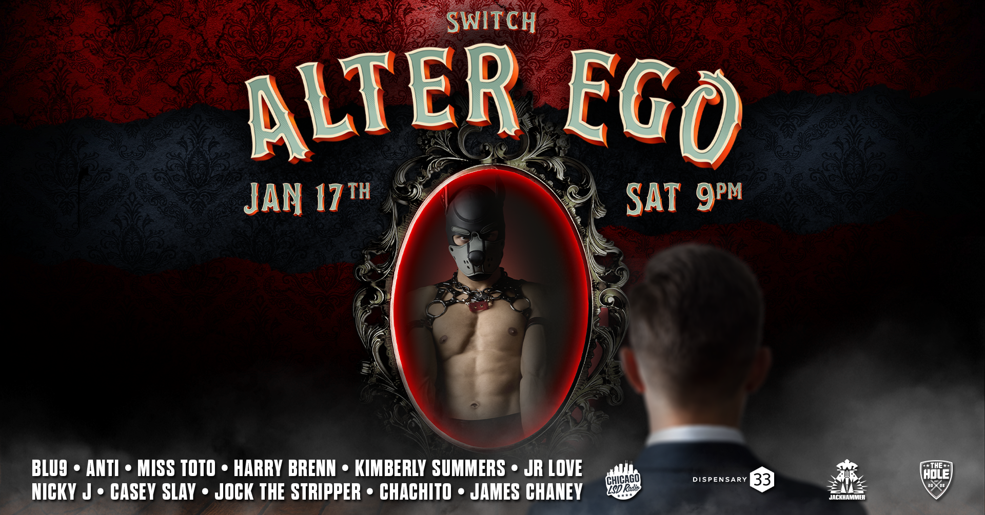 SATURDAY JANUARY 17TH  • 9PM-5AM