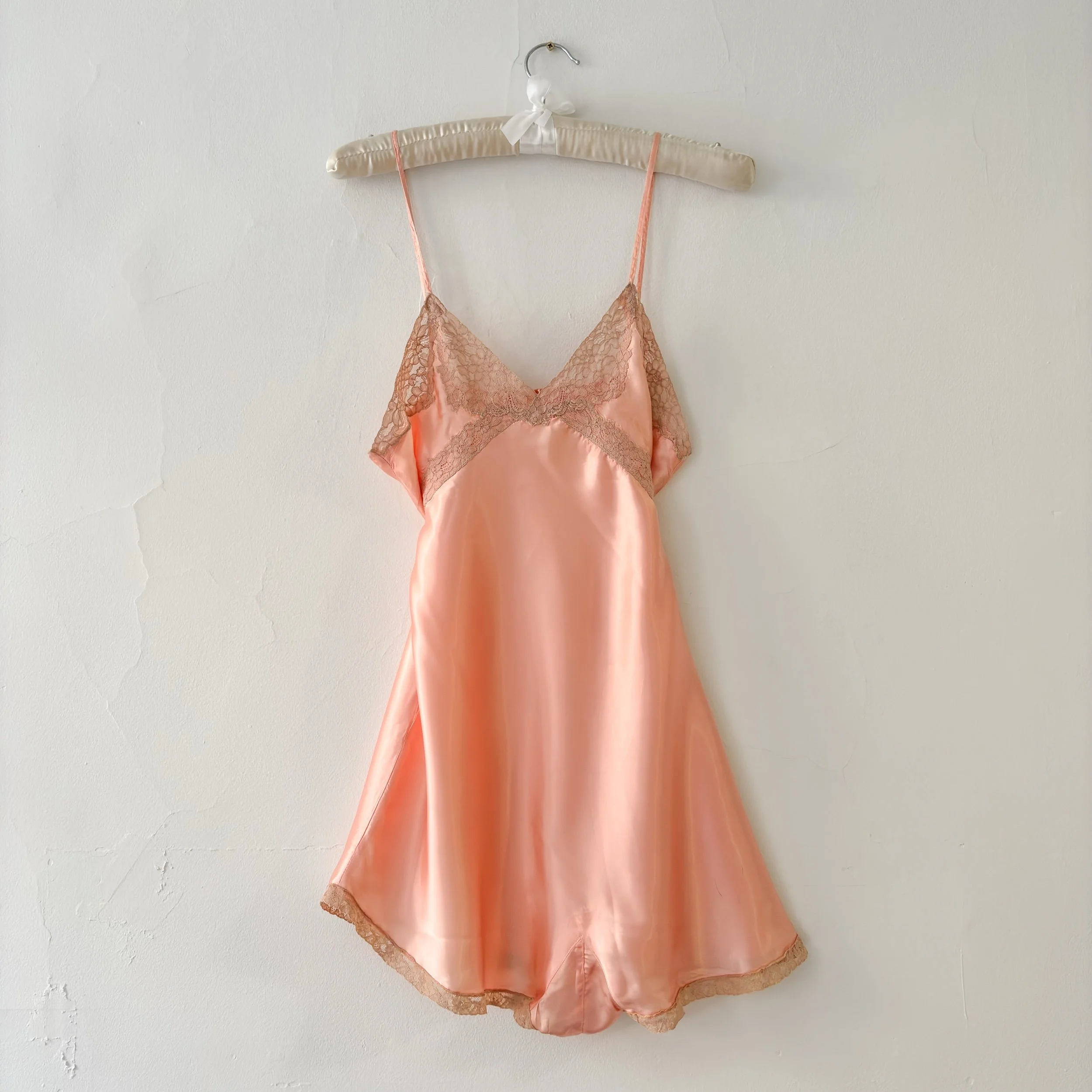 1930s Satin Step-In (Size S)