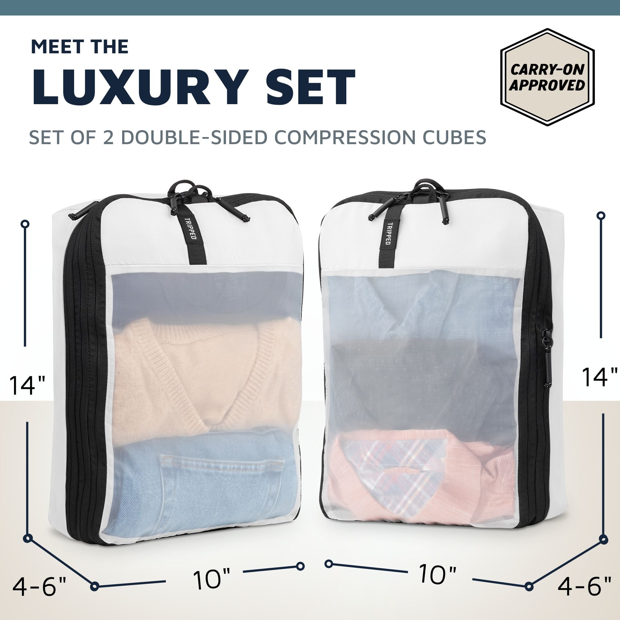 Shop Well Traveled Compression Packing Cubes – Luggage Factory