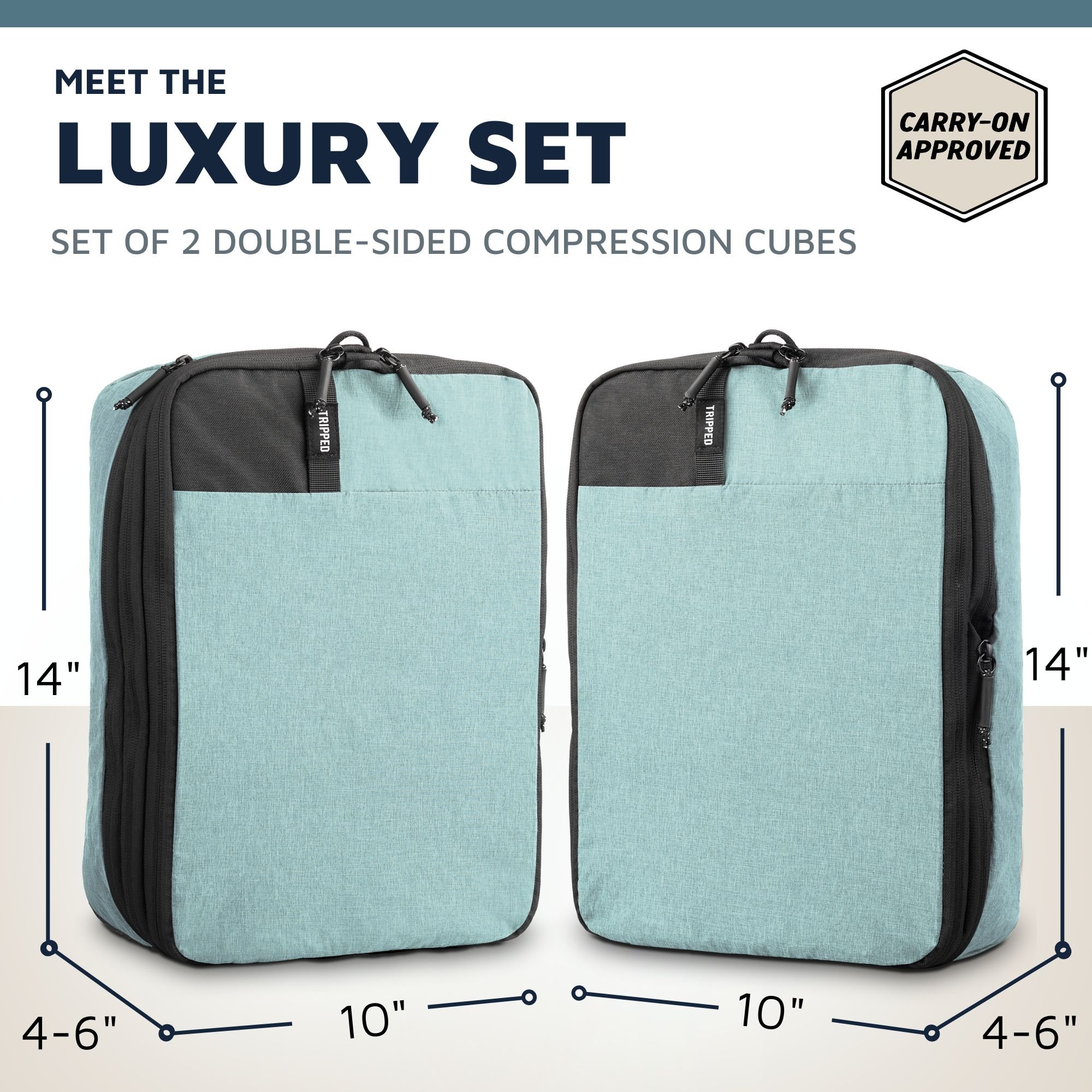 business class packing cubes luxury compression cube teal.jpg