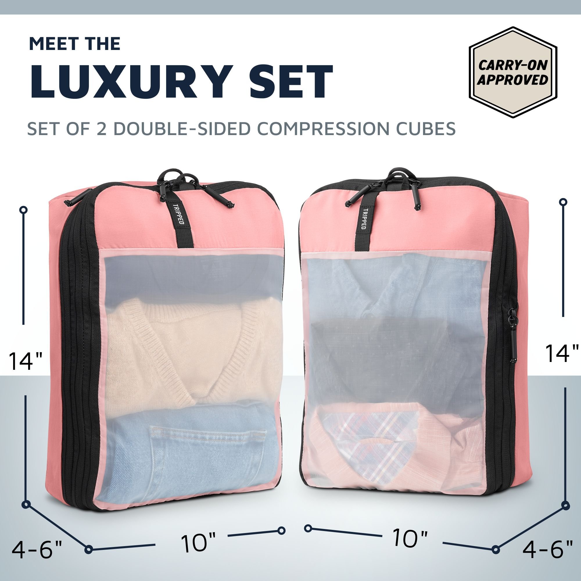business class packing cubes luxury compression cube pink set.jpg