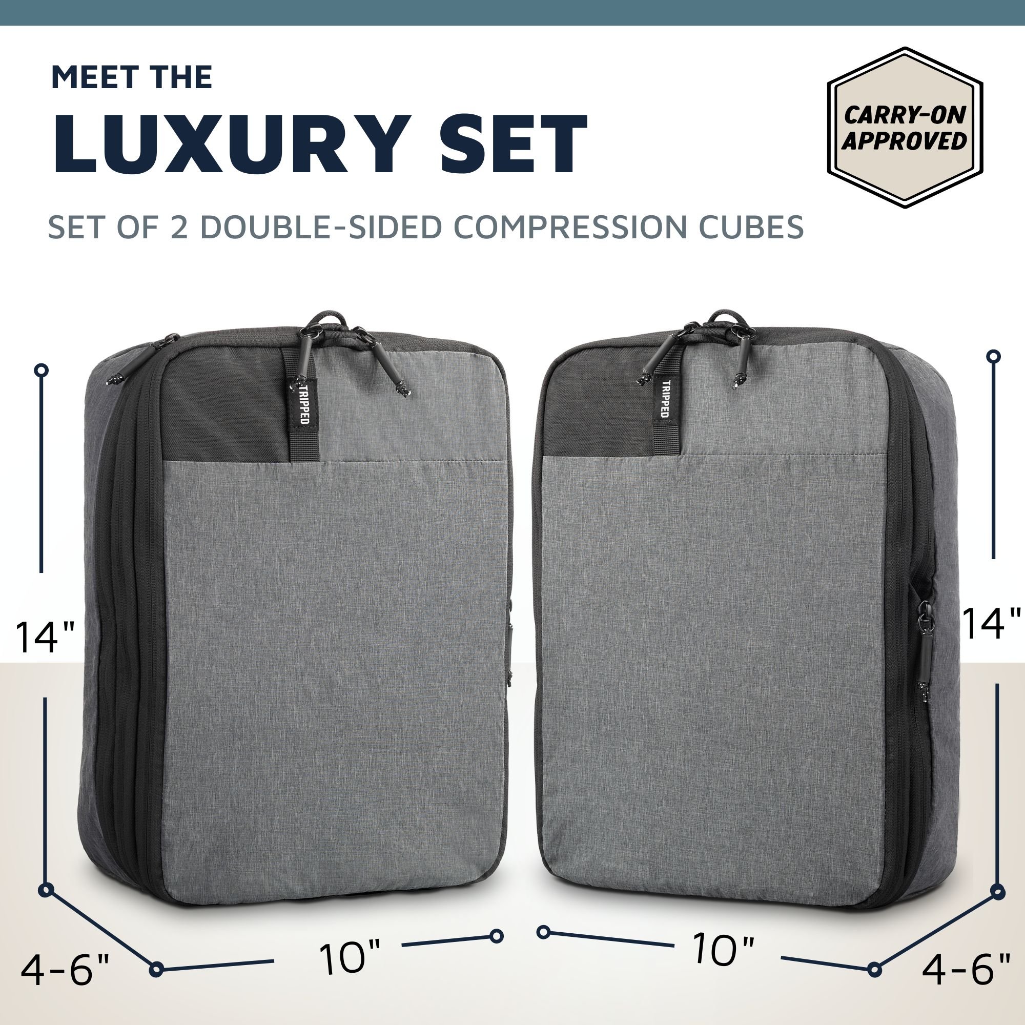 business class packing cubes luxury compression cube grey carry on friendly.jpg
