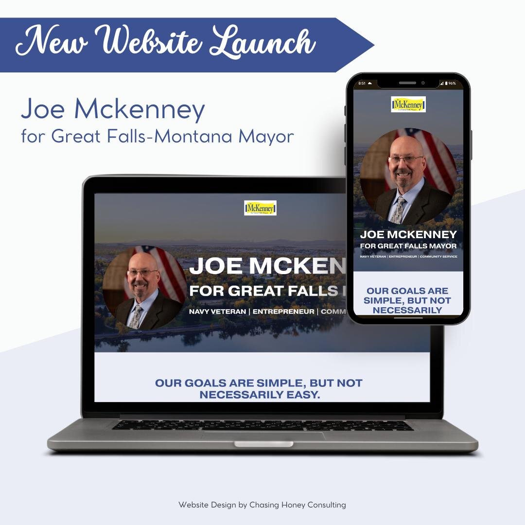 🎉 Exciting Announcement! 🎉 We're thrilled to unveil the brand new website for Joe McKenney's mayoral campaign in Great Falls, MT. 🏛️🌟

Discover the heart and vision behind Joe's campaign as we showcase his dedication to serving the community and 