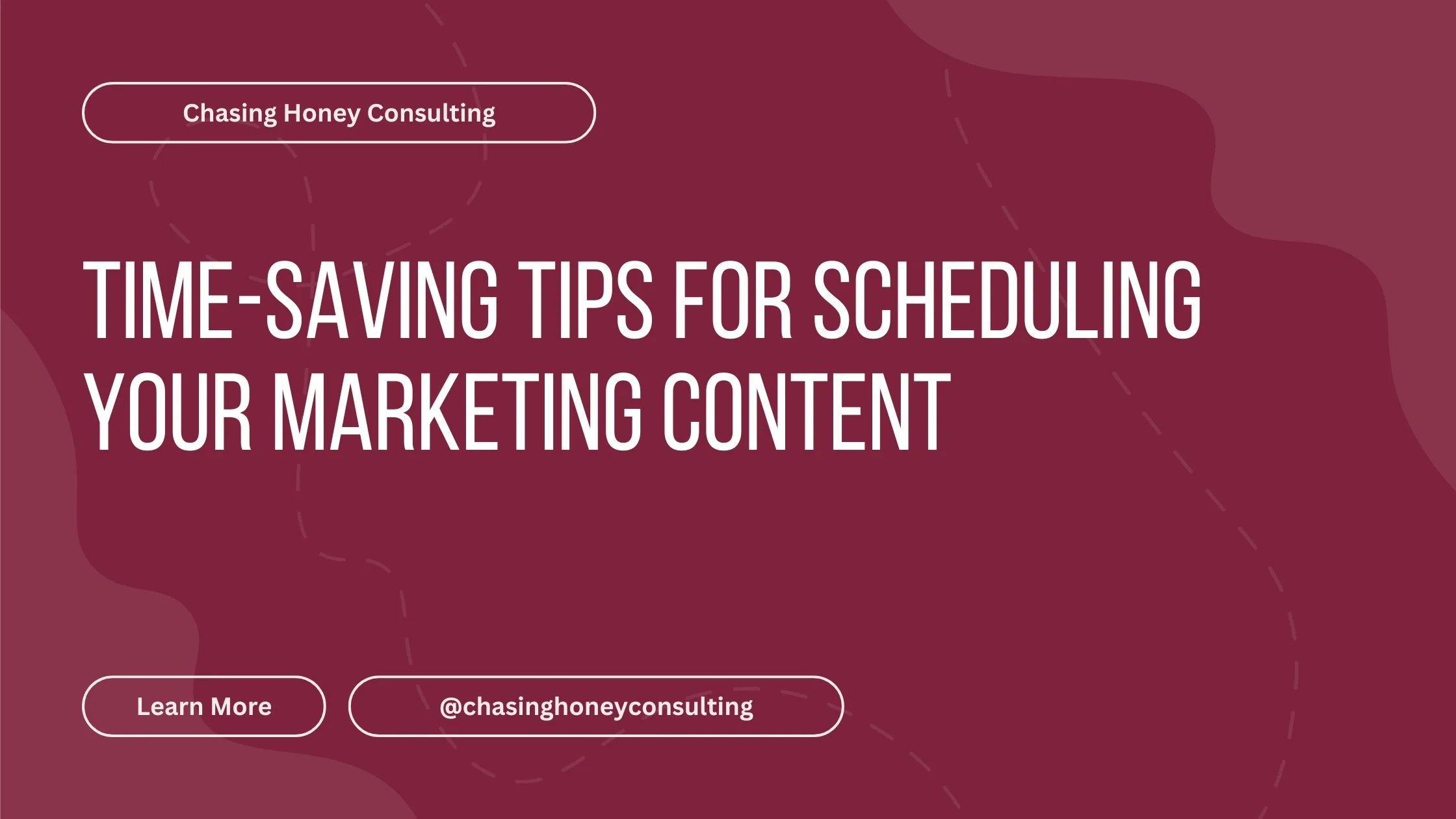 Time-Saving Tips for Scheduling Your Marketing Content