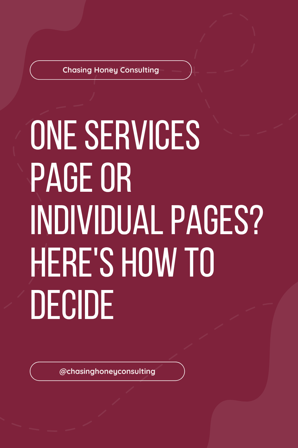 One Services Page or Individual Pages? Here's How to Decide