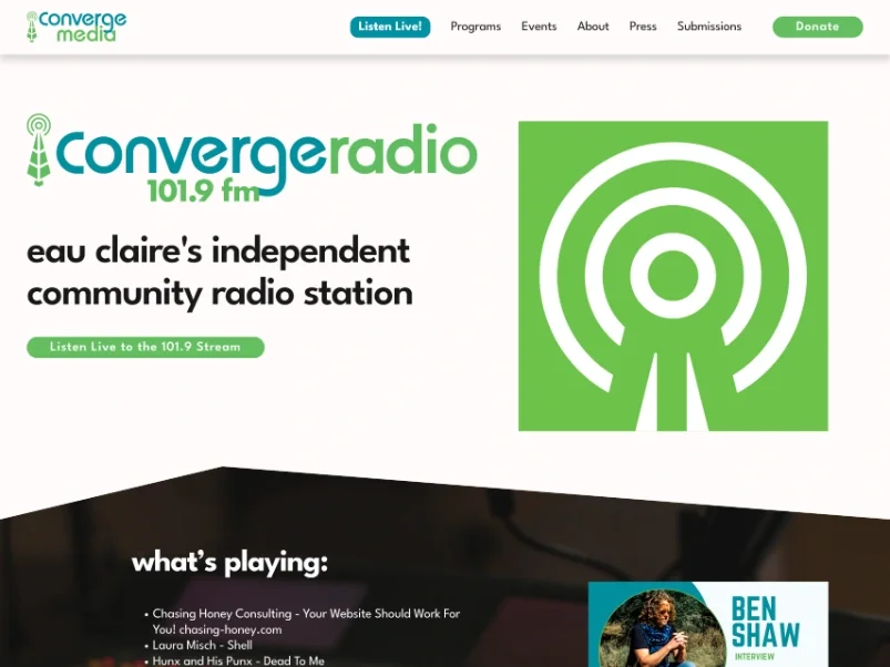 Converge Media Reskin