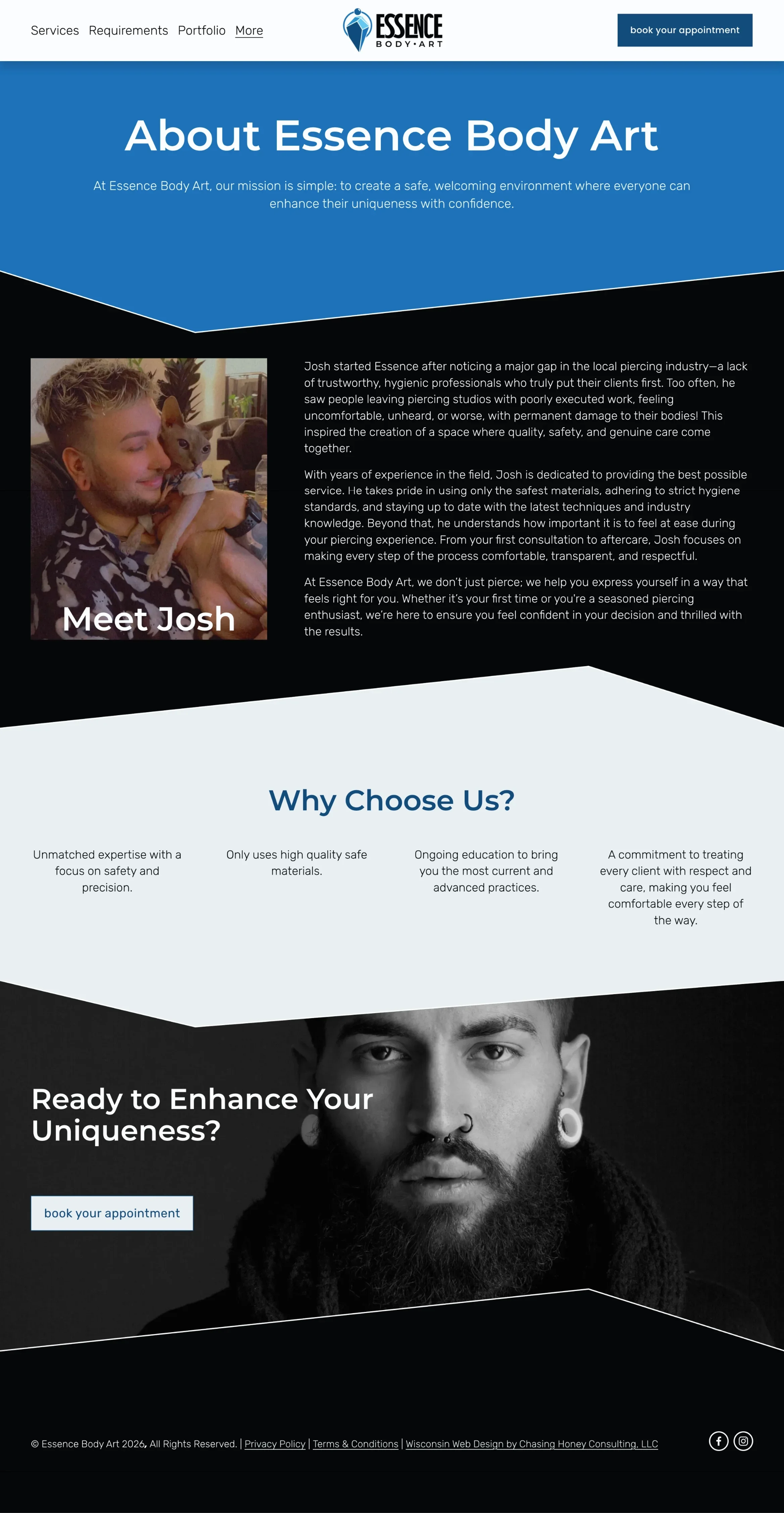 About Page Screenshot 2026