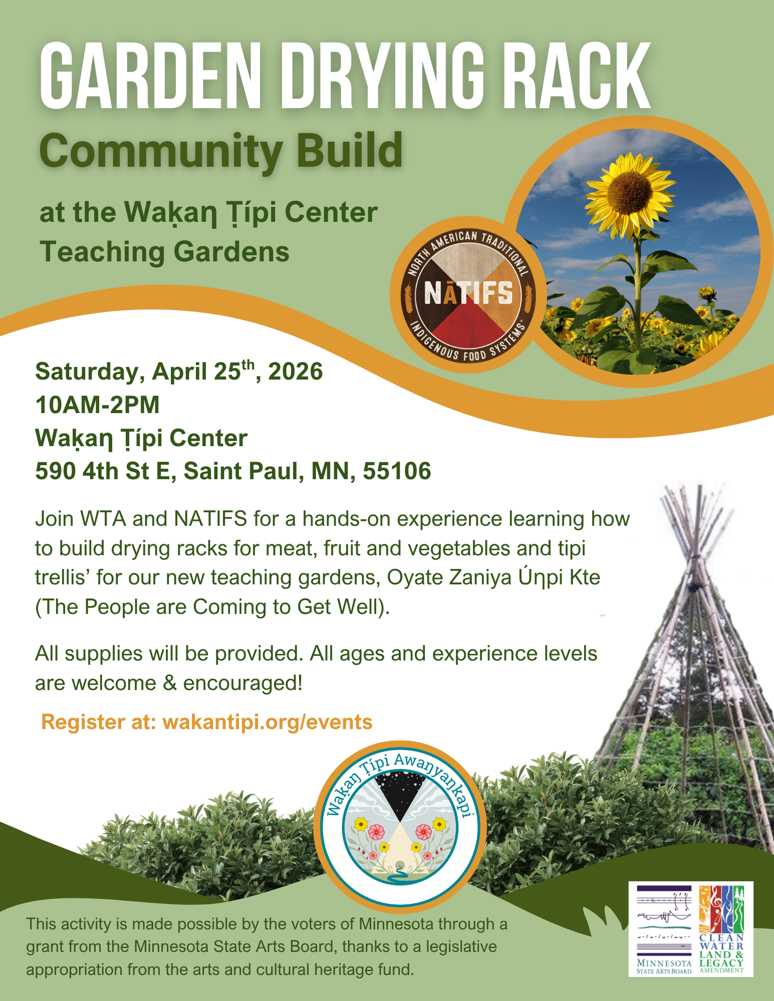 Garden Drying Rack Community Build