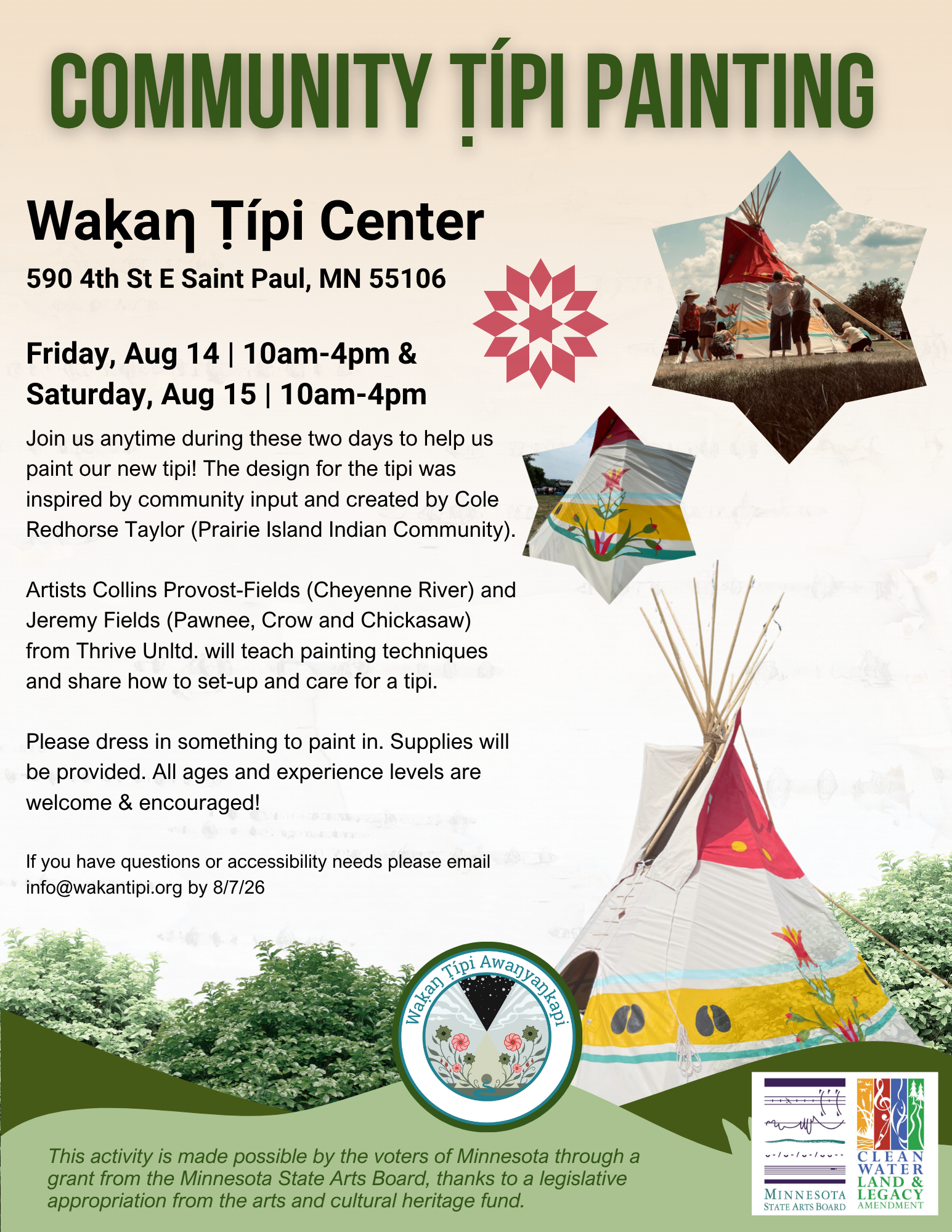 Community Tipi Painting