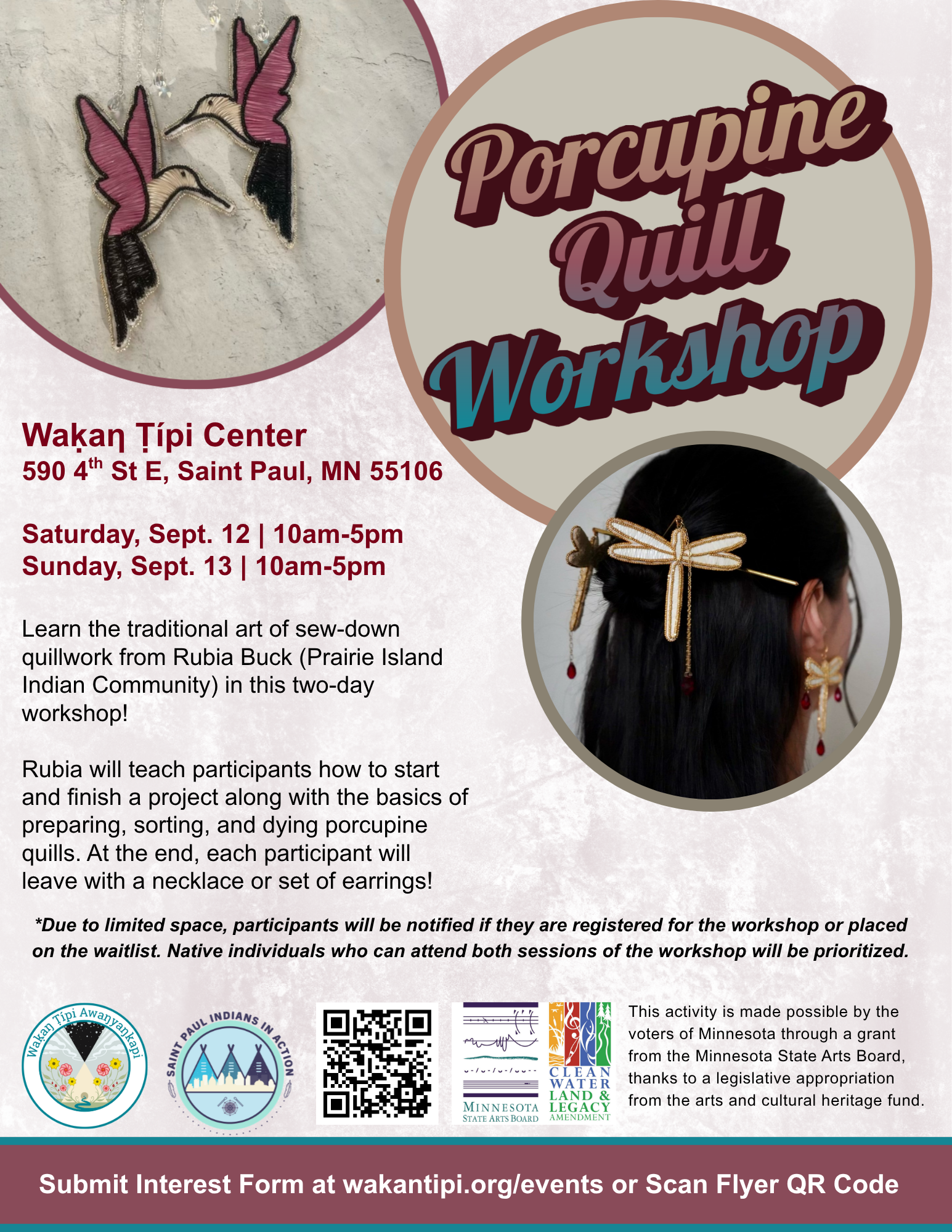 Porcupine Quill Workshop