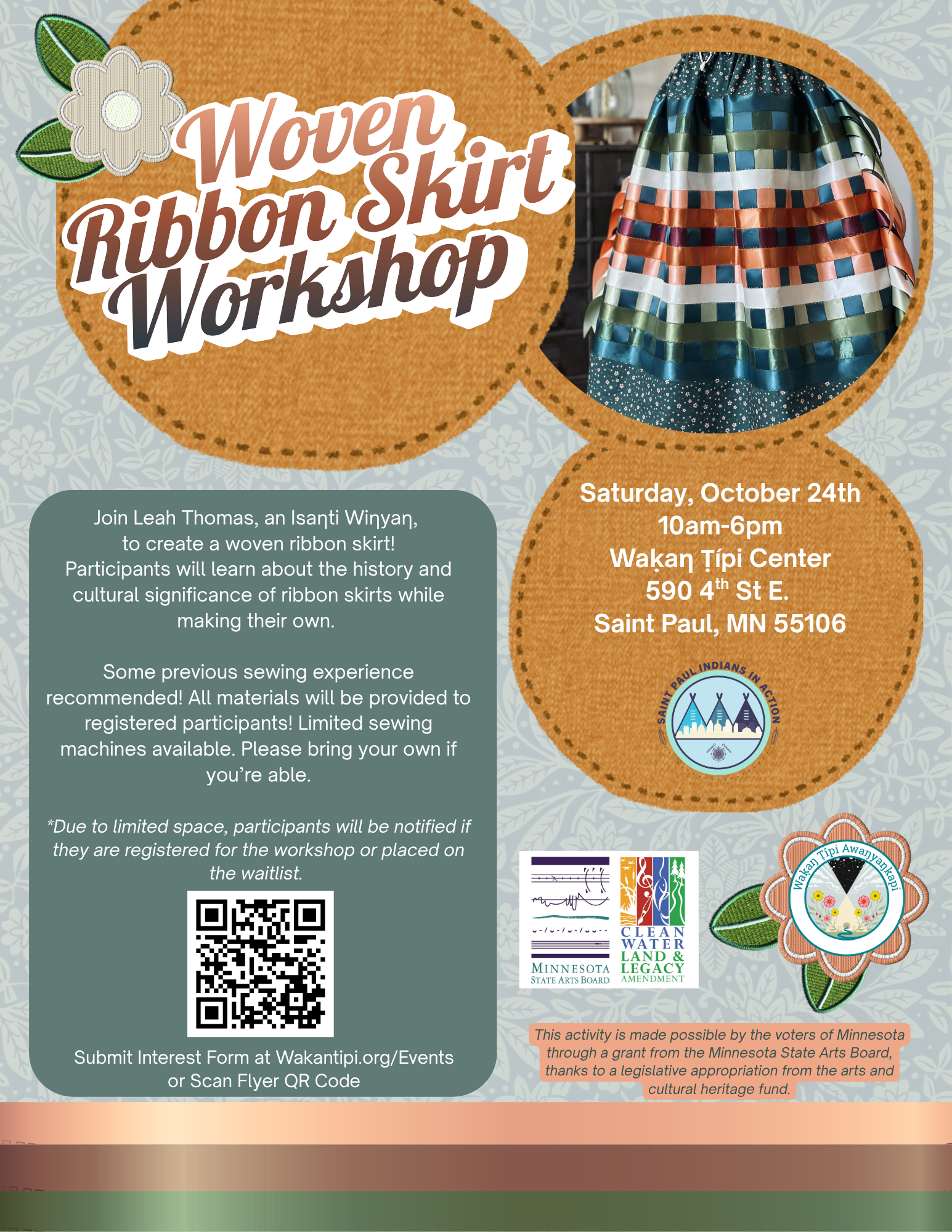 Woven Ribbon Skirt Workshop
