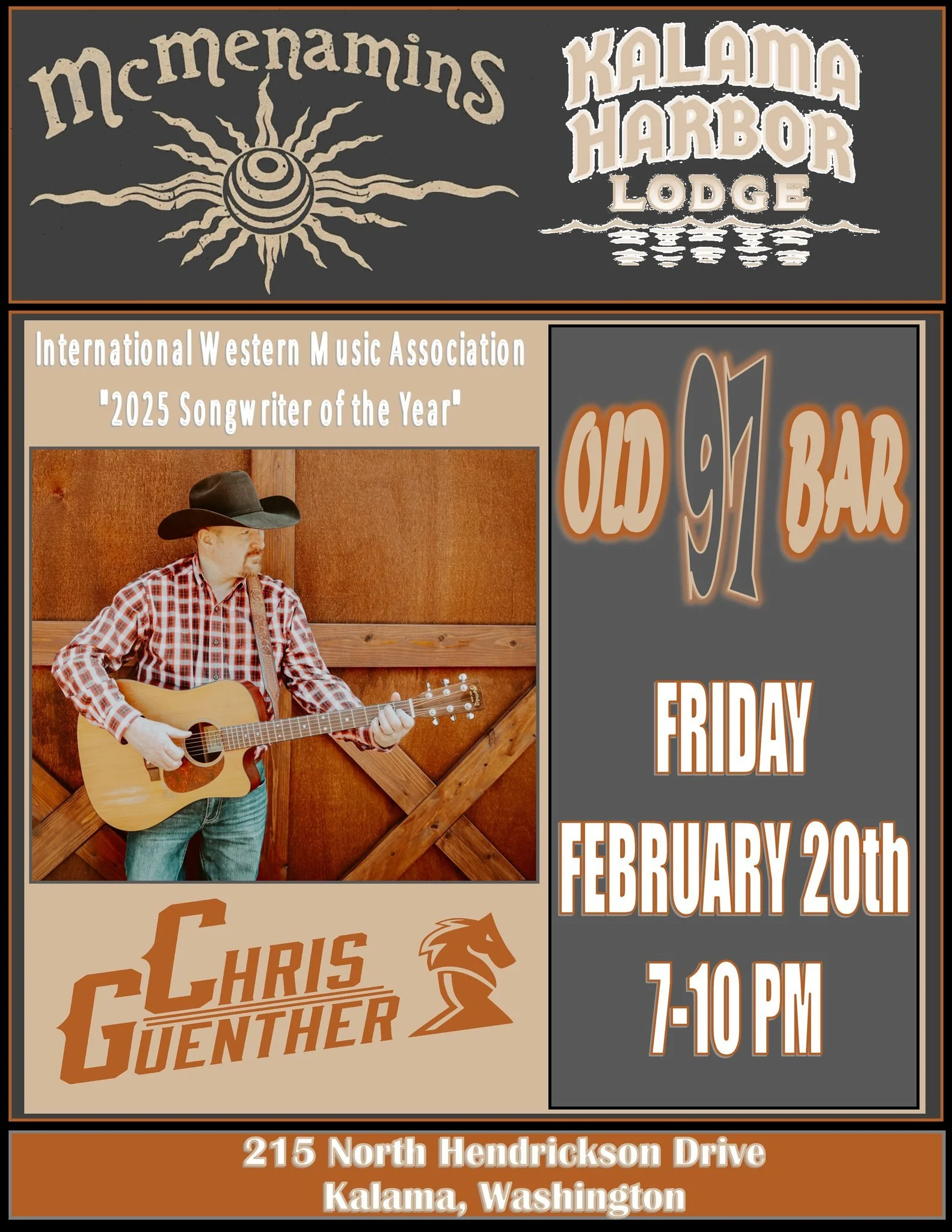 McMenamin's Old 97   at Kalama Harbor Lodge 