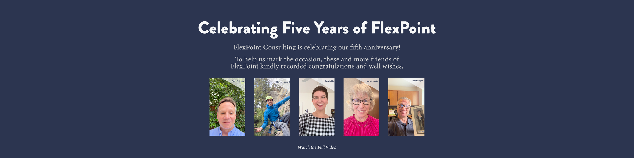 FlexPoint is celebrating our five-year anniversary with well wishes from friends