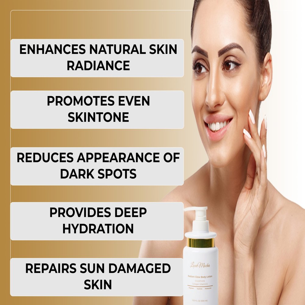 Skin brightening body lotion  LuxeMocha